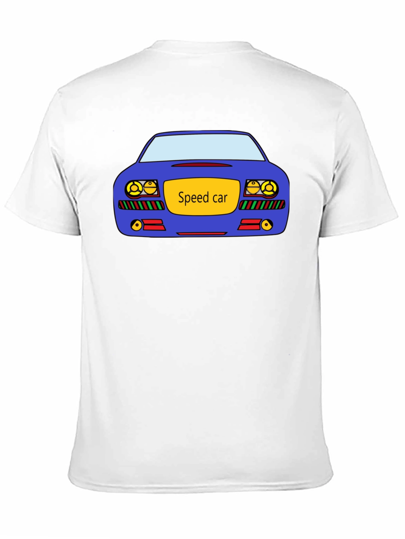 Speed Car Graphic Black T-Shirt