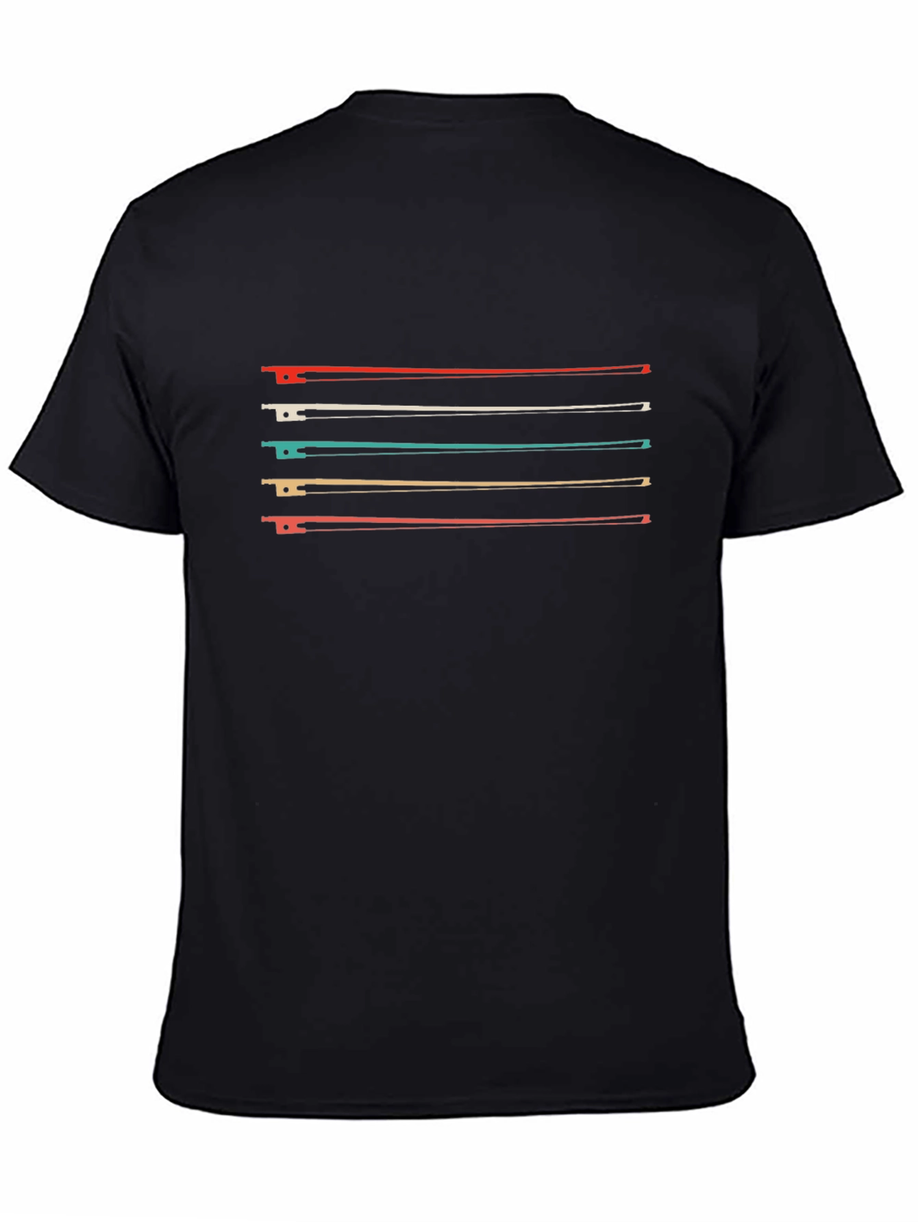 Retro Bowling Pin T-Shirt - Black