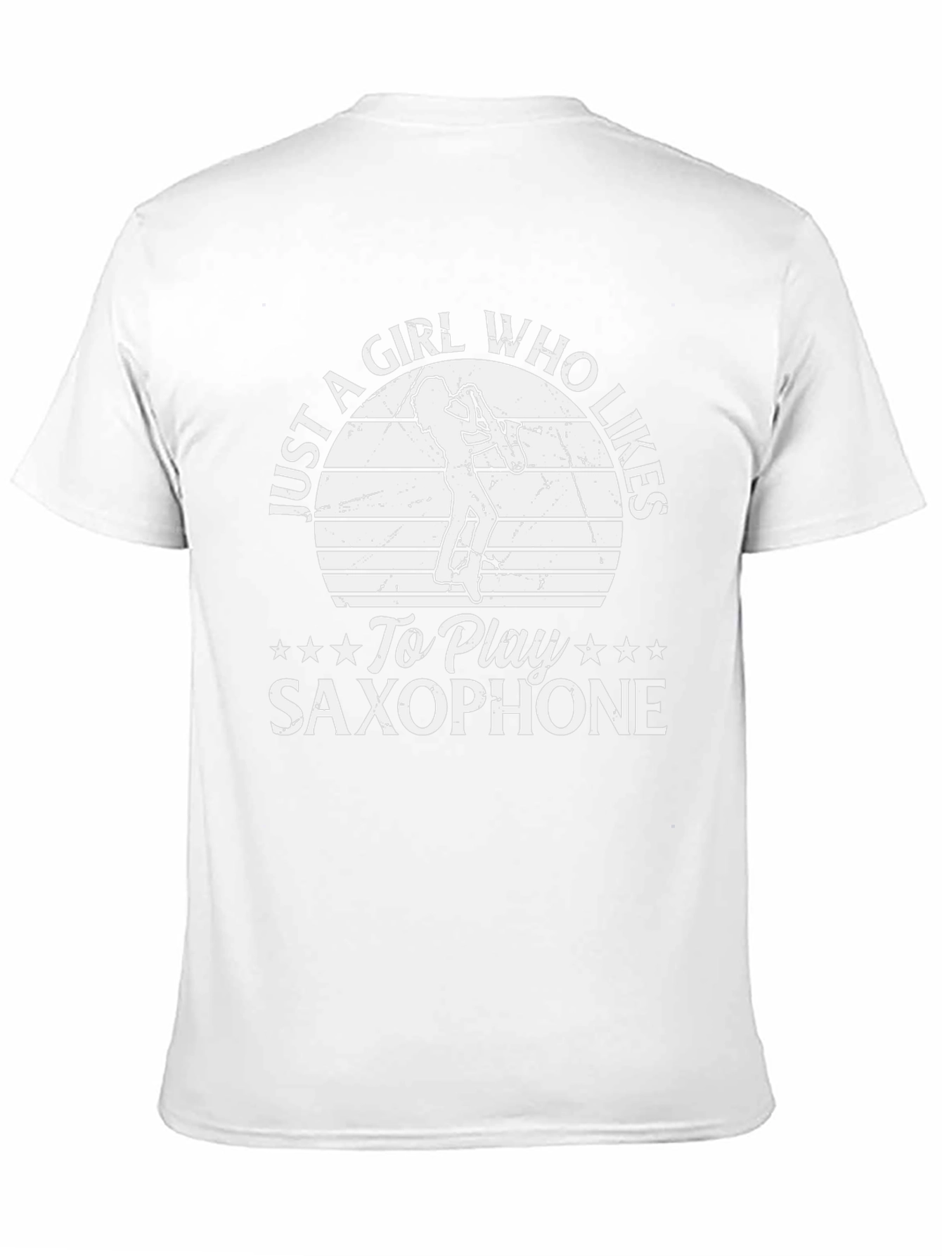 Just a Girl Who Likes Saxophone T-Shirt