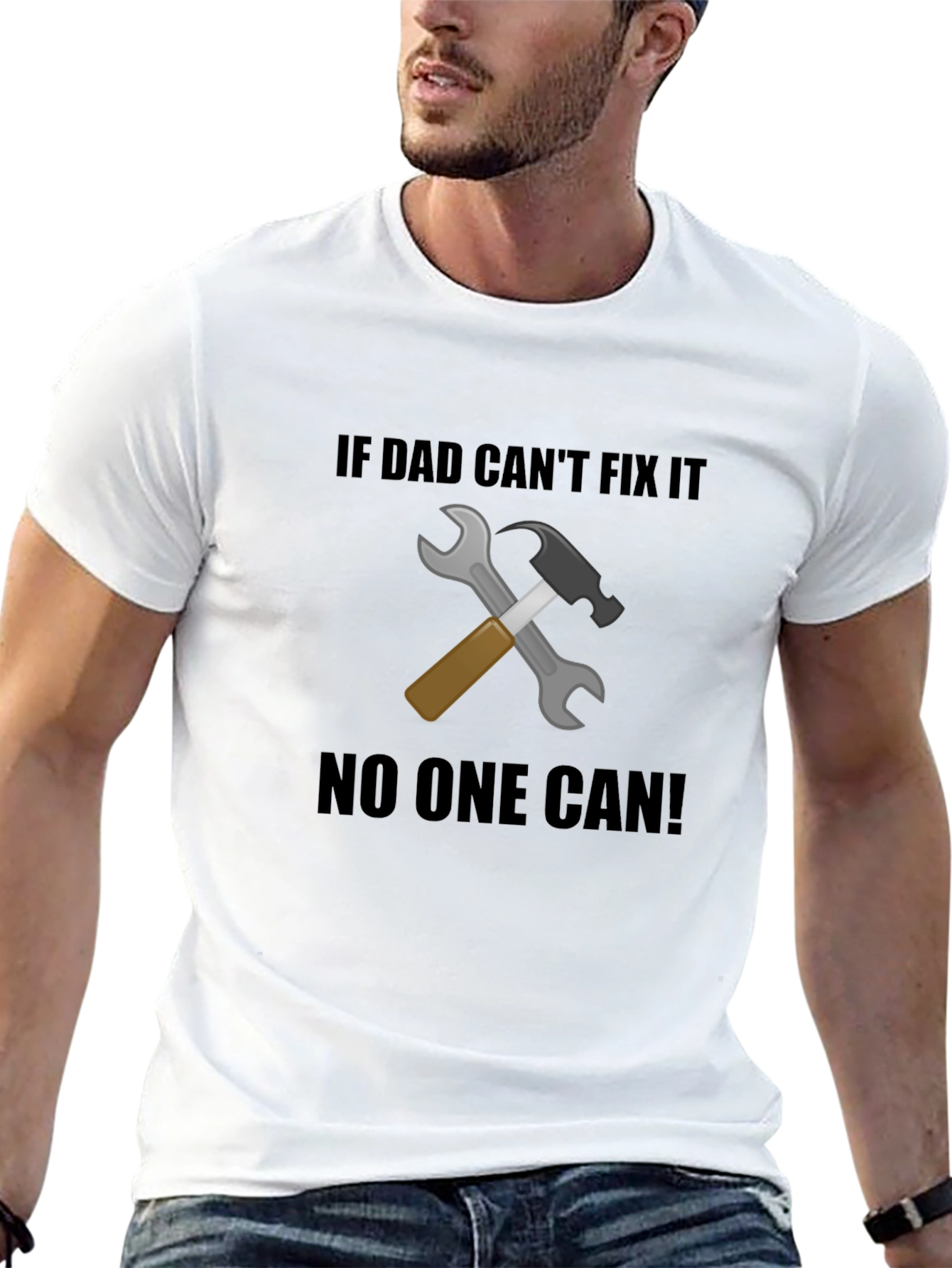Dad Can Fix It T-Shirt Fathers Day Gift