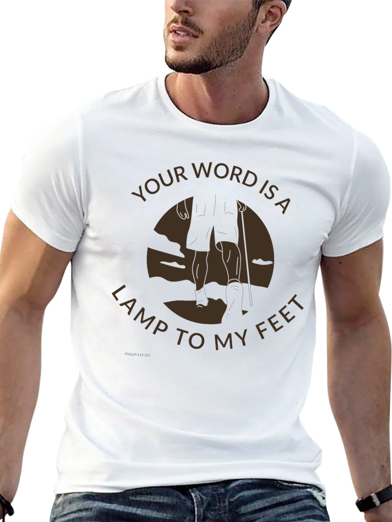 Faith-Inspired T-Shirt: Your Word Is A Lamp