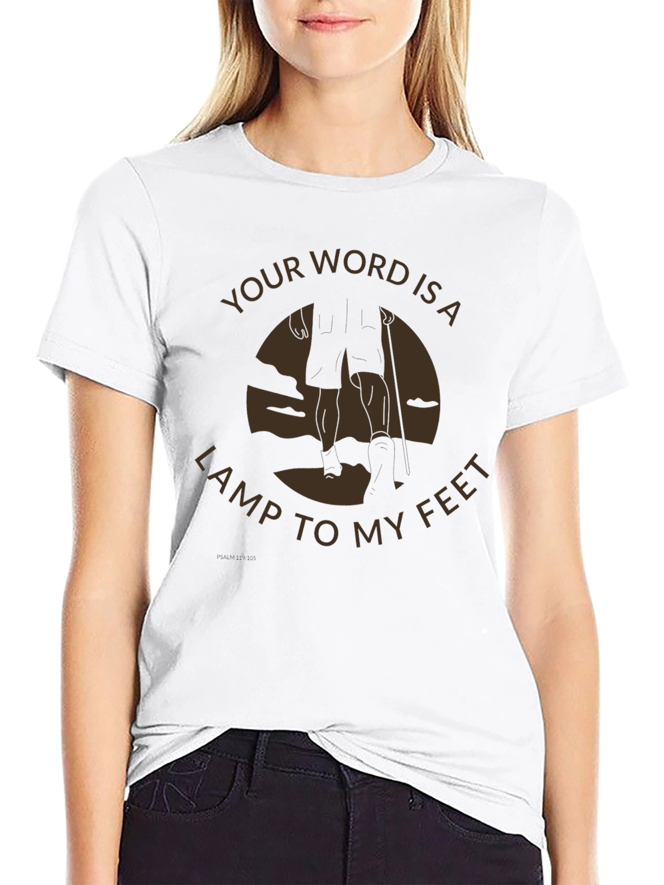 Faith-Inspired T-Shirt: Your Word Is A Lamp