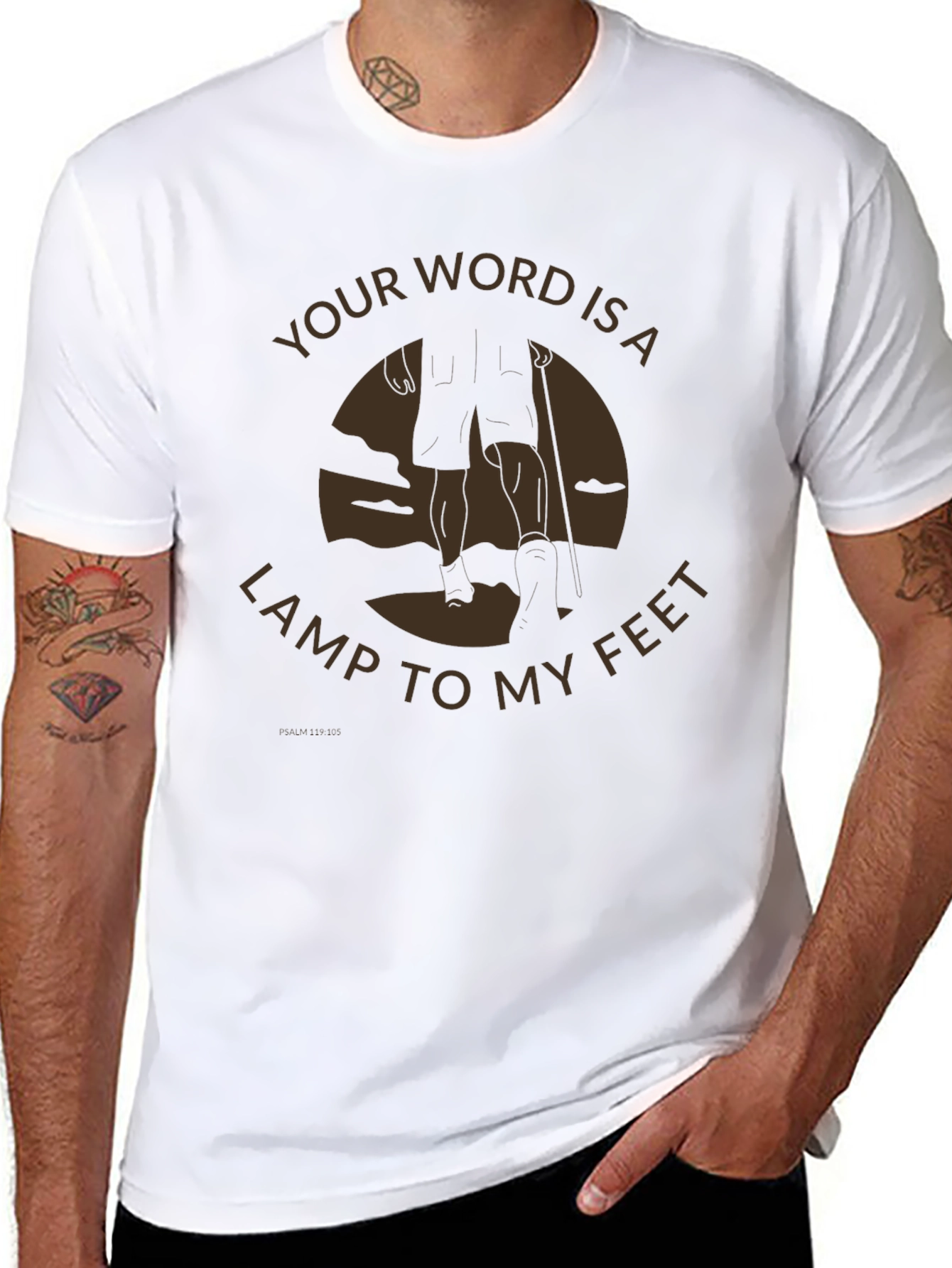 Faith-Inspired T-Shirt: Your Word Is A Lamp