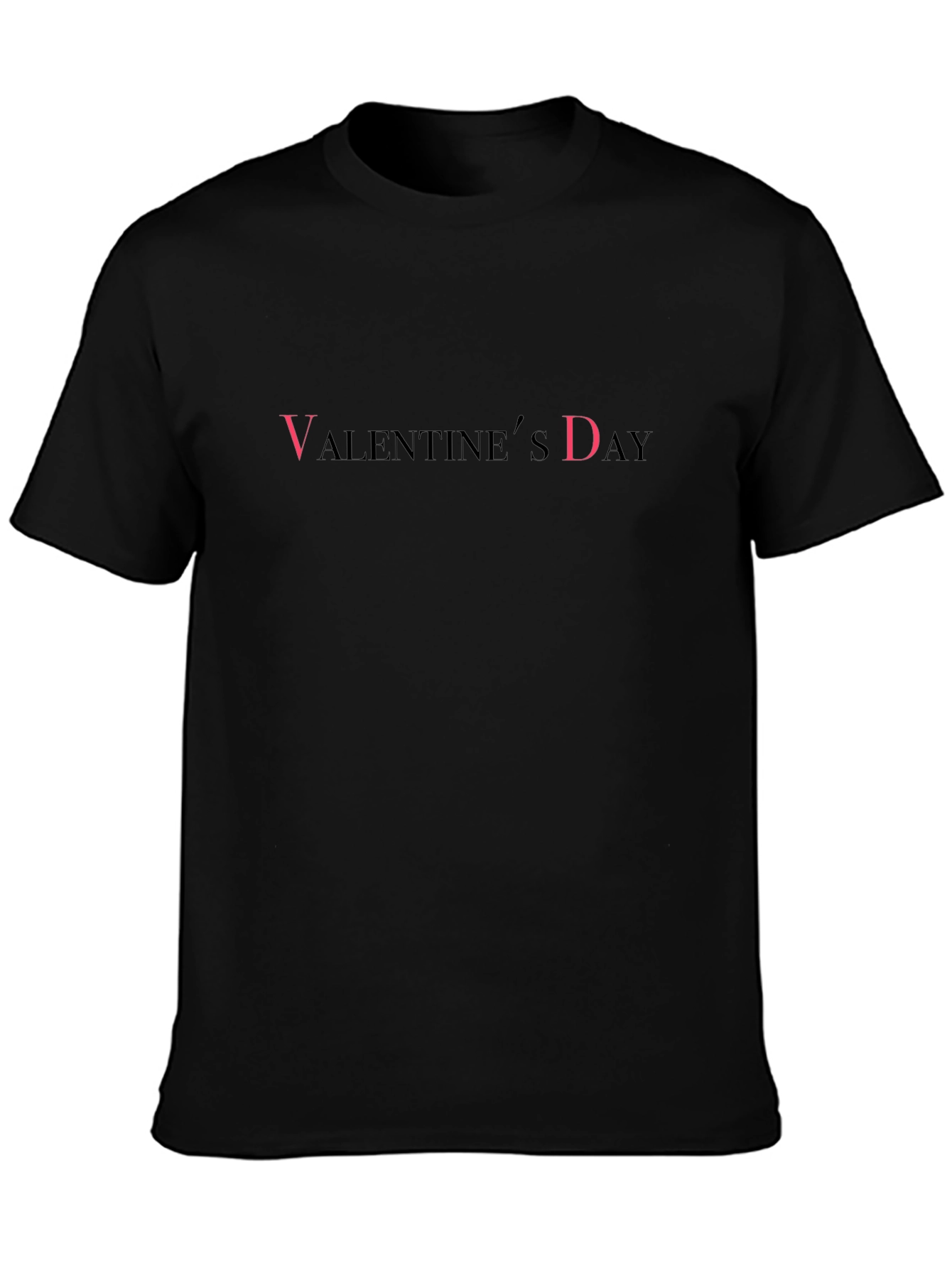 Valentines Day Black T-Shirt