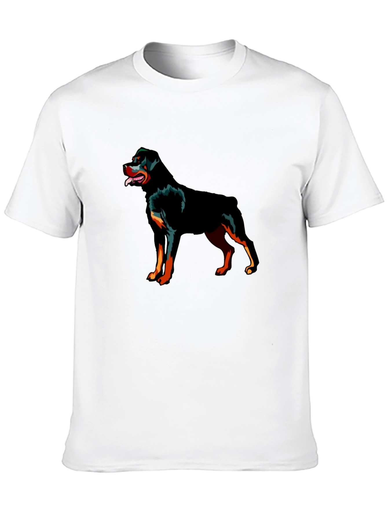 Rottweiler Graphic Black T-Shirt
