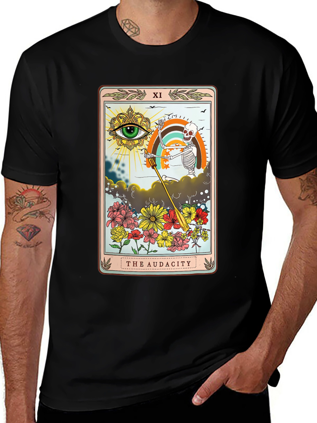 Audacity Tarot Card T-Shirt