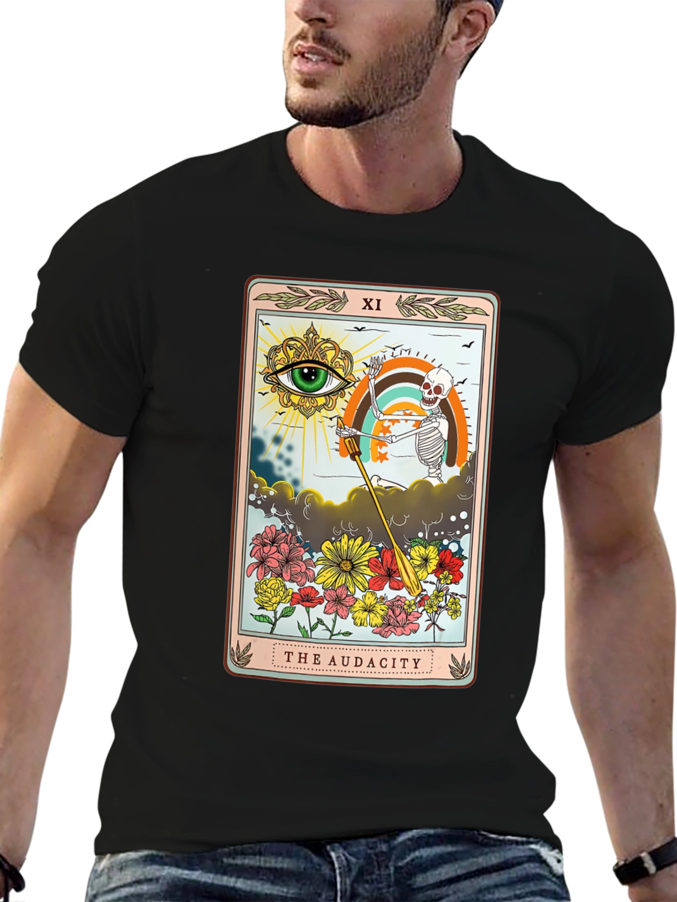 Audacity Tarot Card T-Shirt