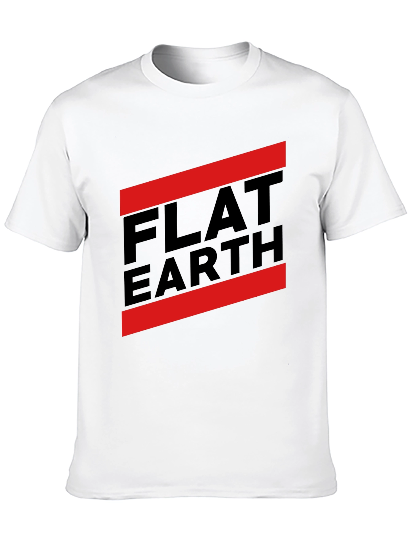 Flat Earth Conspiracy T-Shirt - Bold Statement Tee