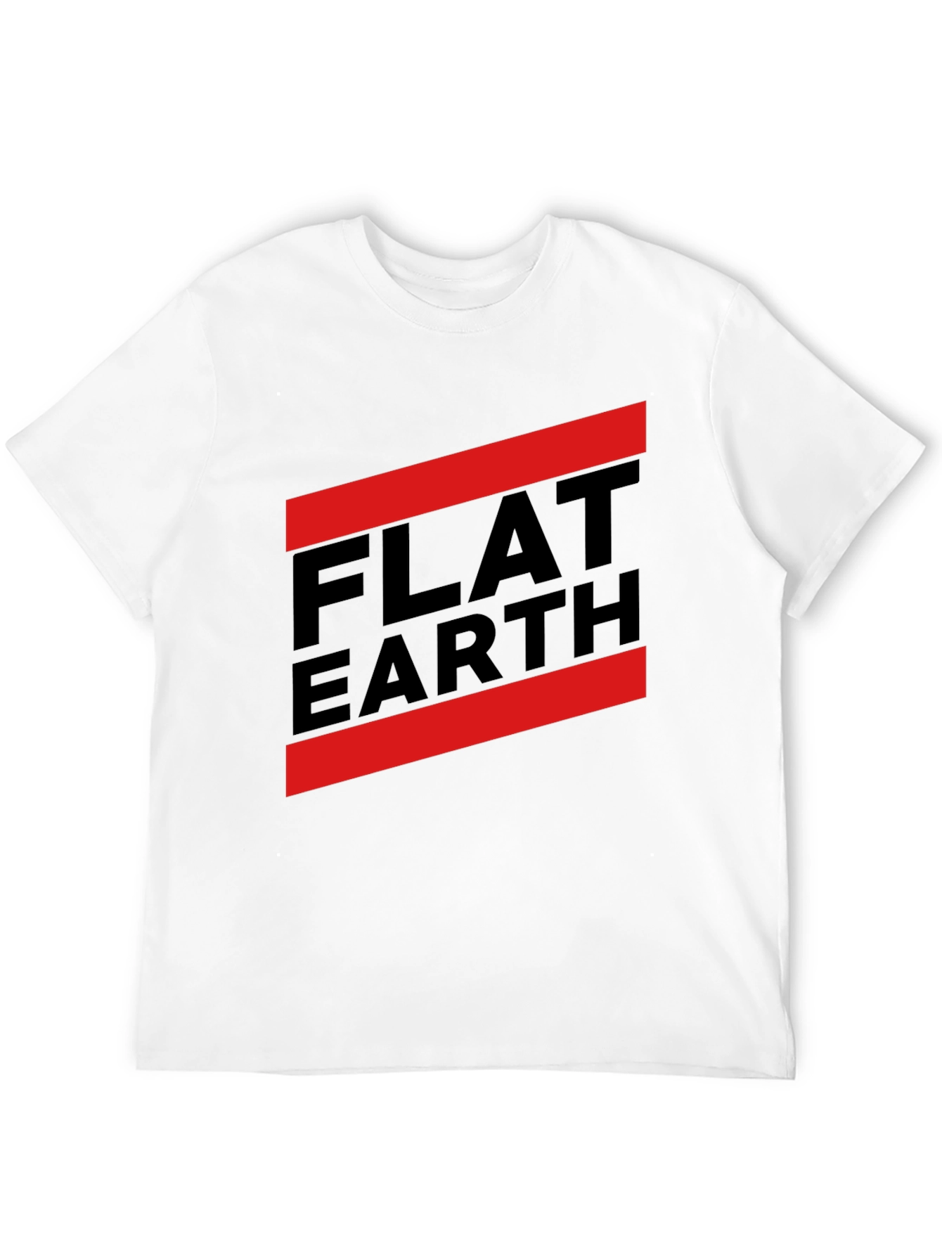 Flat Earth Conspiracy T-Shirt - Bold Statement Tee