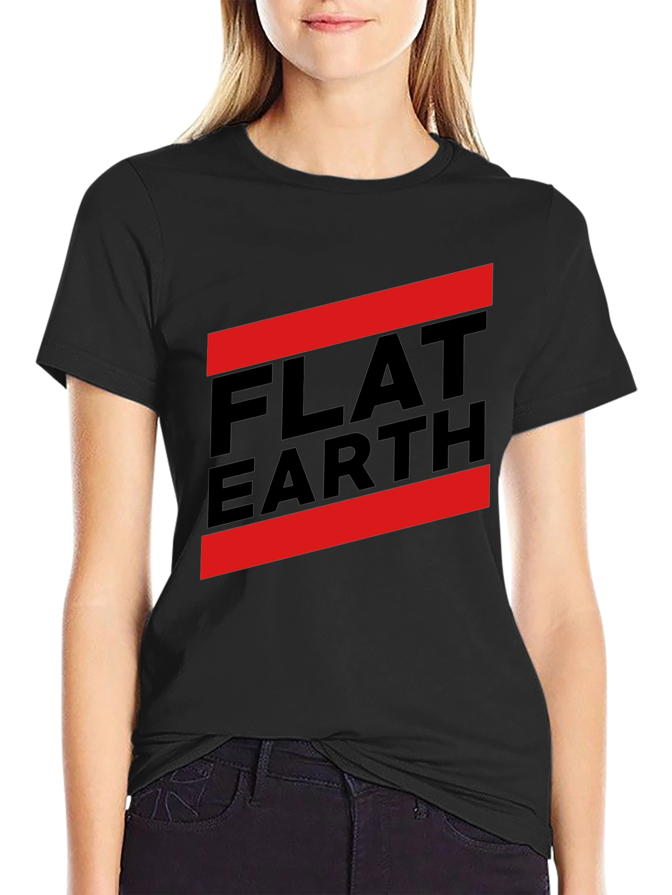 Flat Earth Conspiracy T-Shirt - Bold Statement Tee