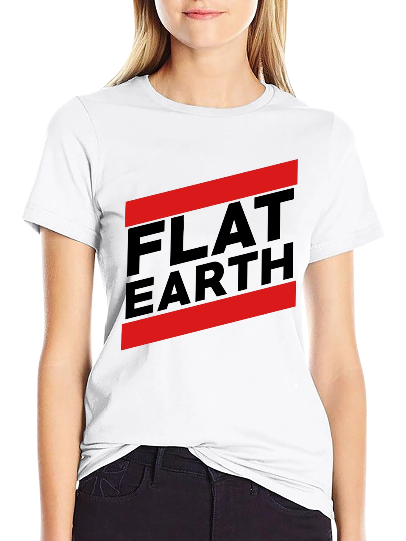 Flat Earth Conspiracy T-Shirt - Bold Statement Tee