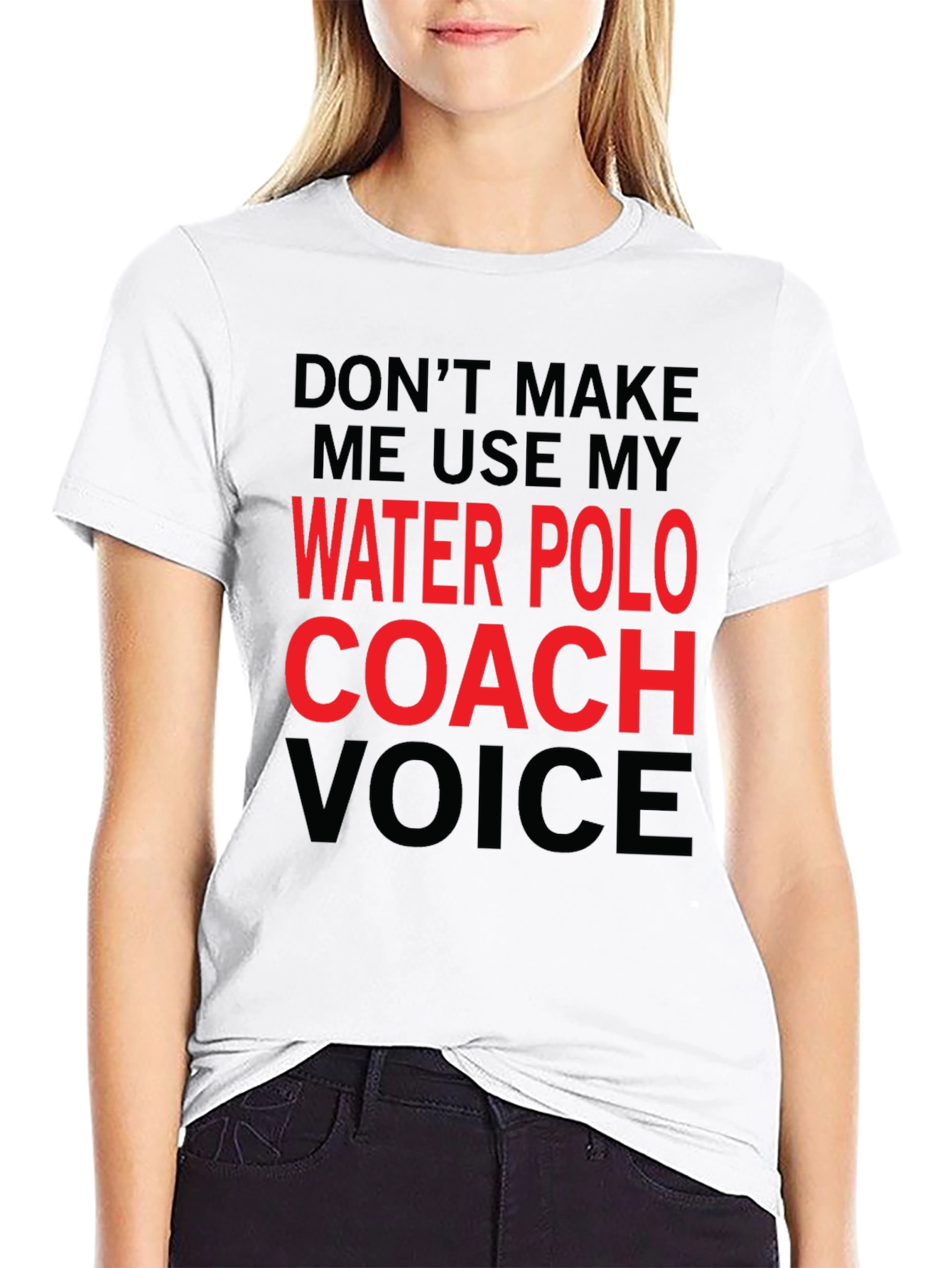 Water Polo Coach Voice T-Shirt - Funny Coaching Gift