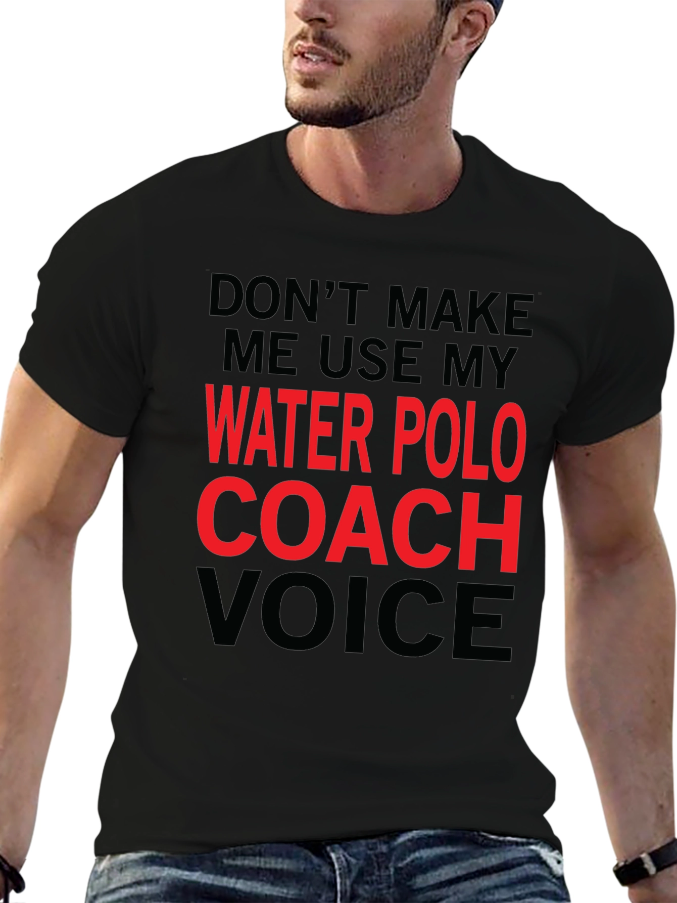 Water Polo Coach Voice T-Shirt - Funny Coaching Gift