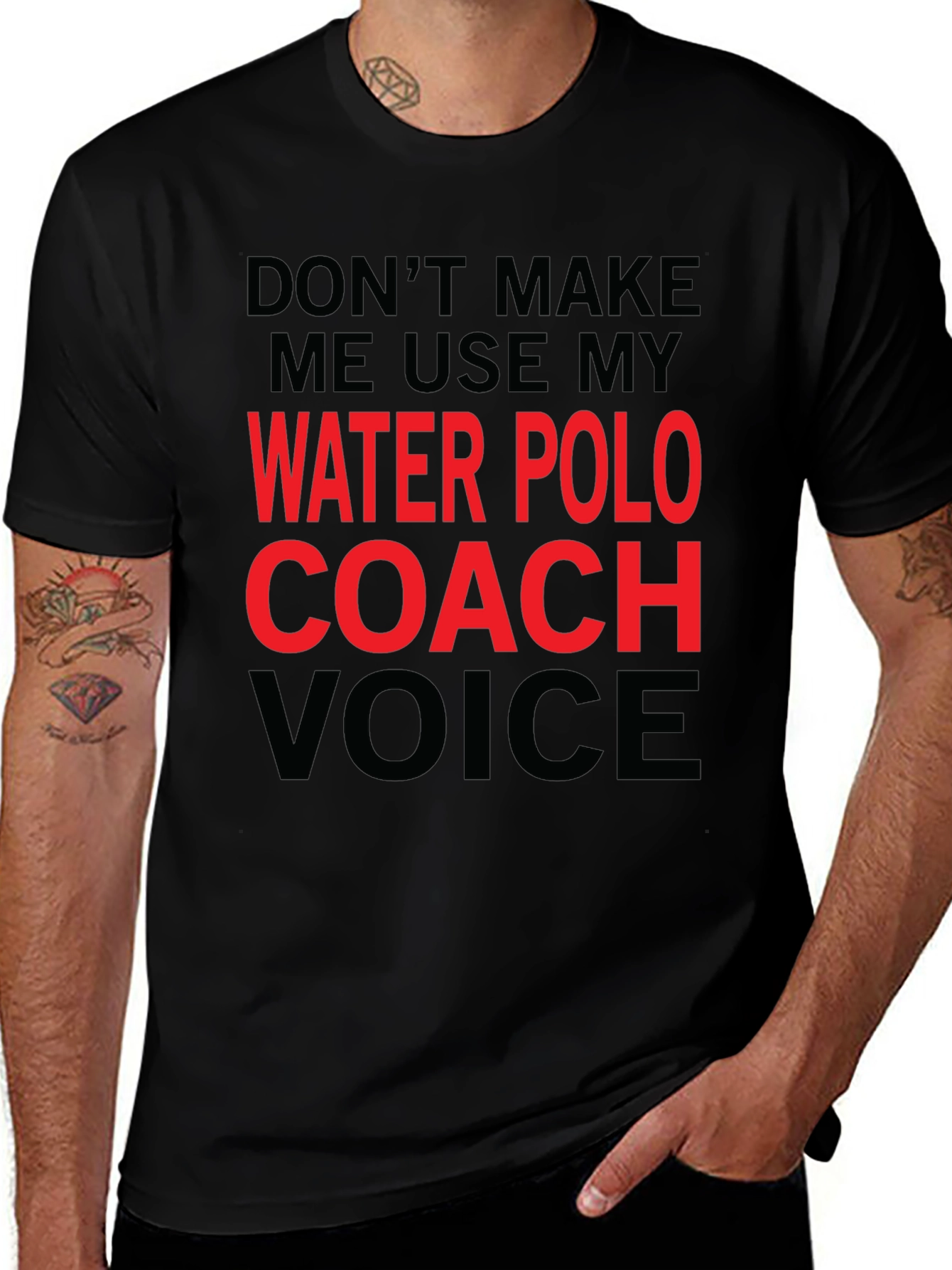 Water Polo Coach Voice T-Shirt - Funny Coaching Gift