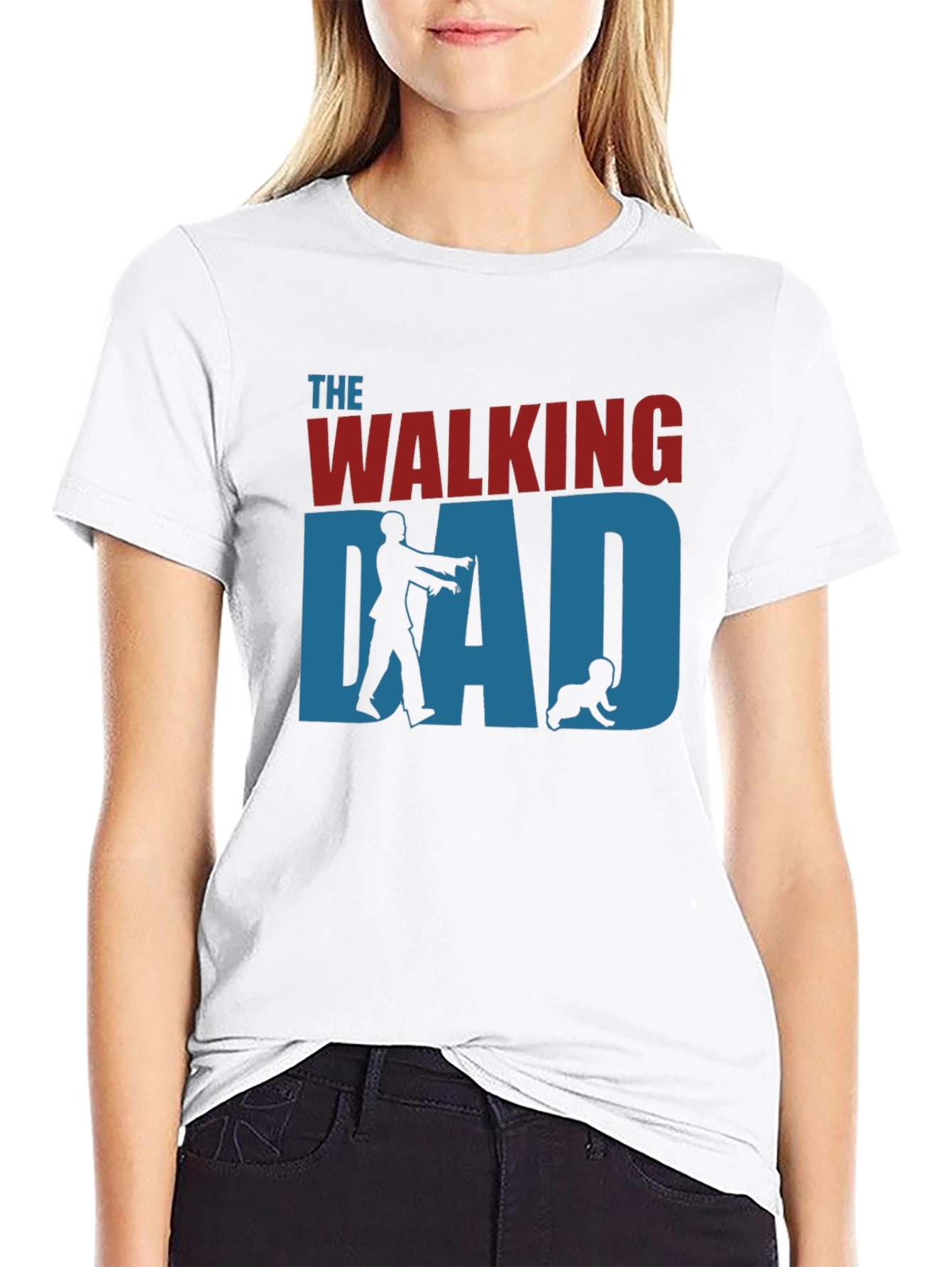 The Walking Dad T-Shirt - Zombie Father Graphic Tee