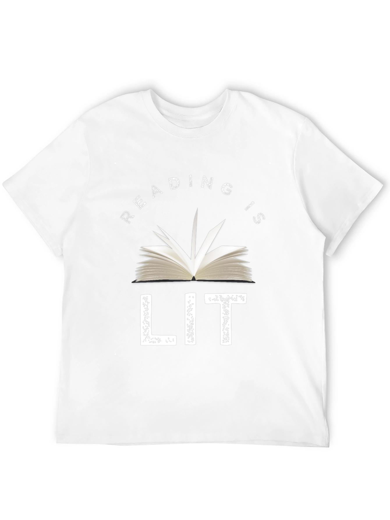 Reading is LIT T-Shirt | Book Lover Novelty Tee