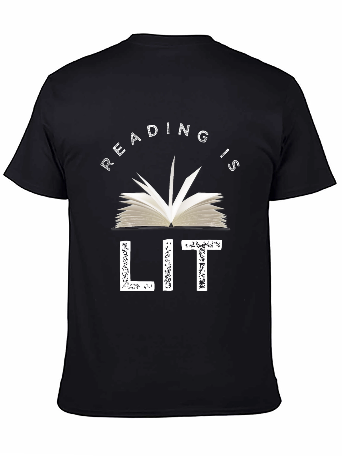 Reading is LIT T-Shirt | Book Lover Novelty Tee