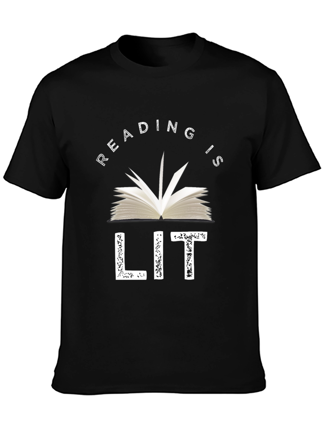 Reading is LIT T-Shirt | Book Lover Novelty Tee