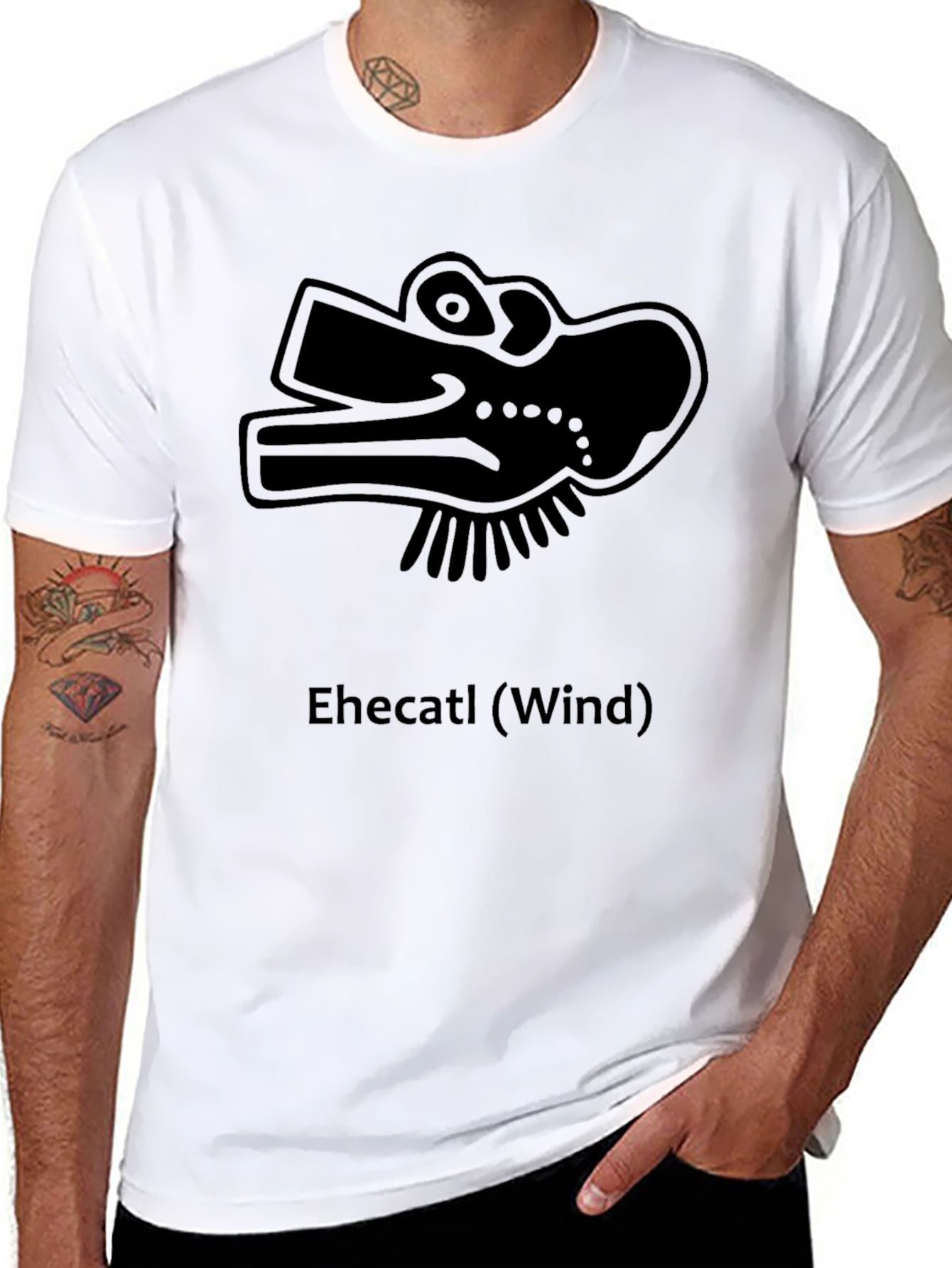 Ehecatl Wind Aztec Deity T-Shirt