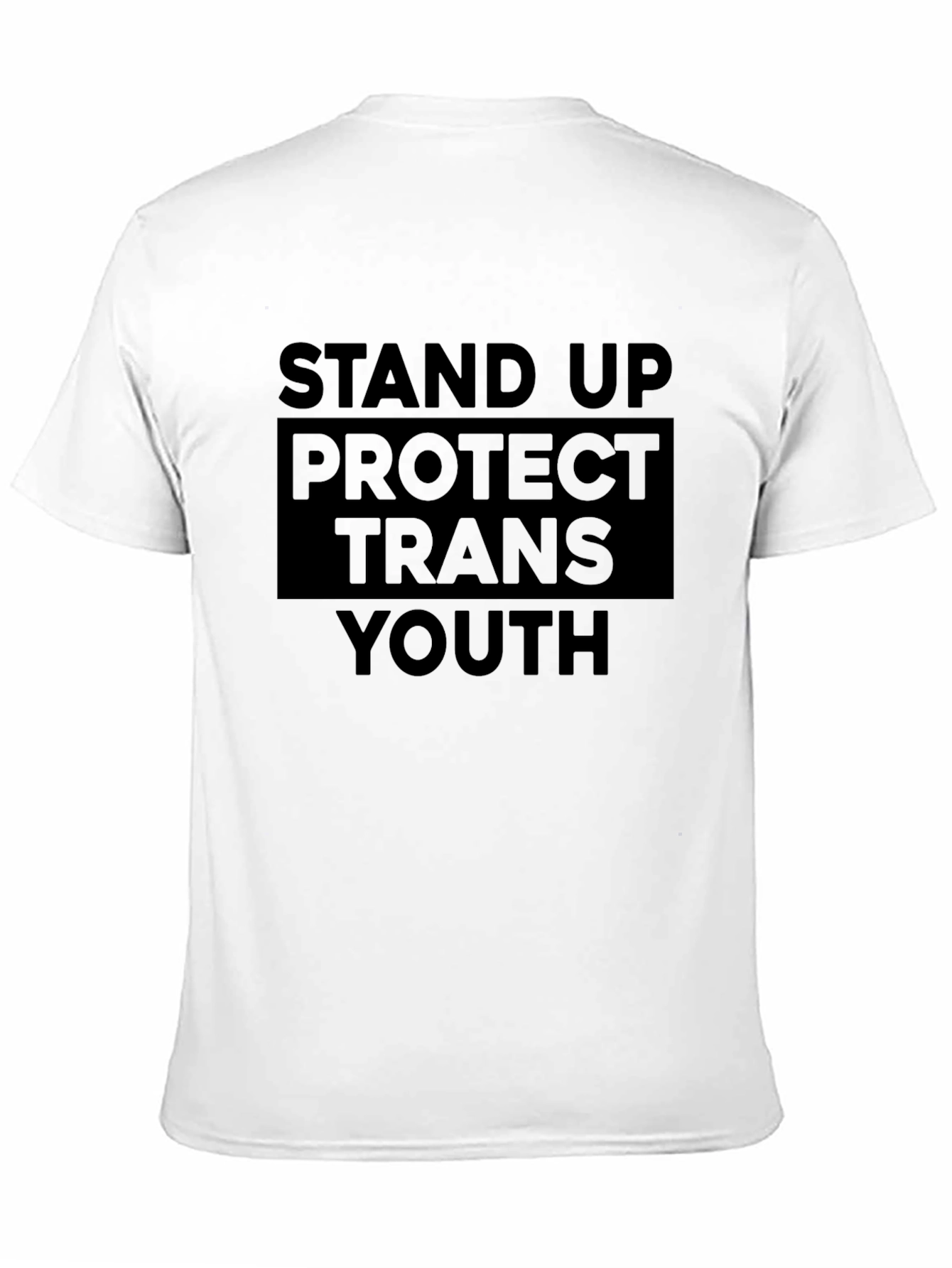 Stand Up Protect Trans Youth Black T-Shirt