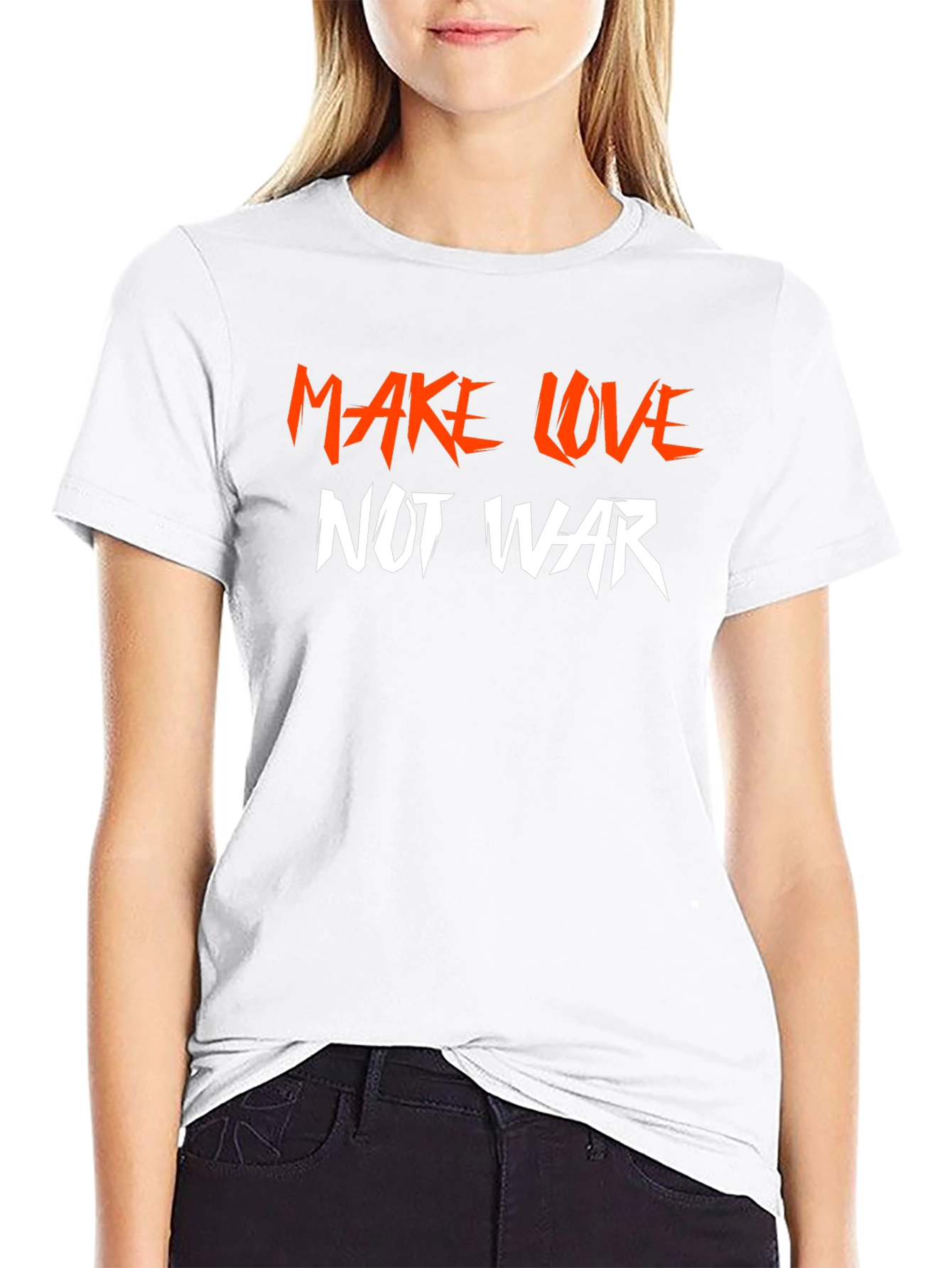 Make Love Not War Graphic T-Shirt