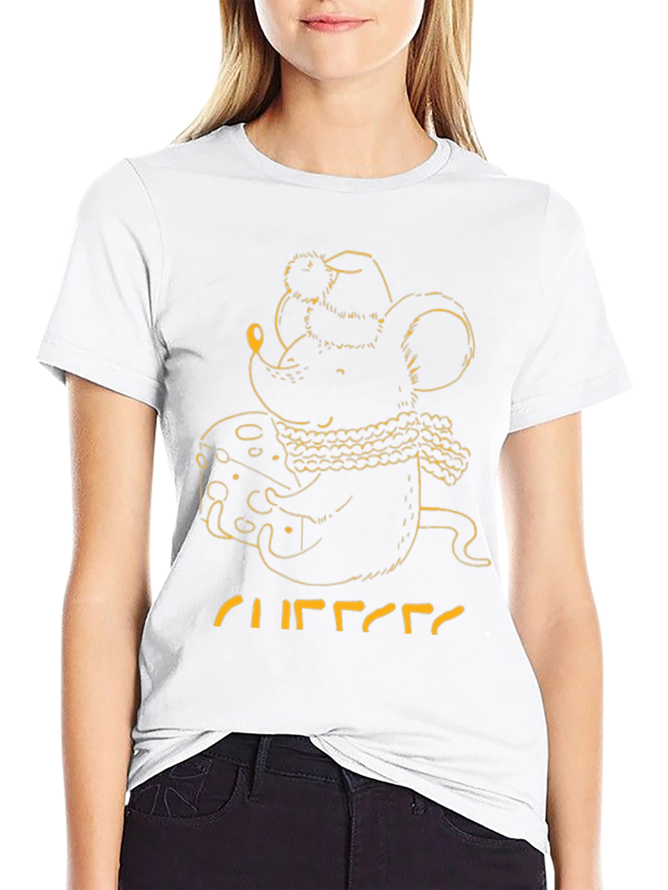 Festive Mouse Cheese Lover T-Shirt
