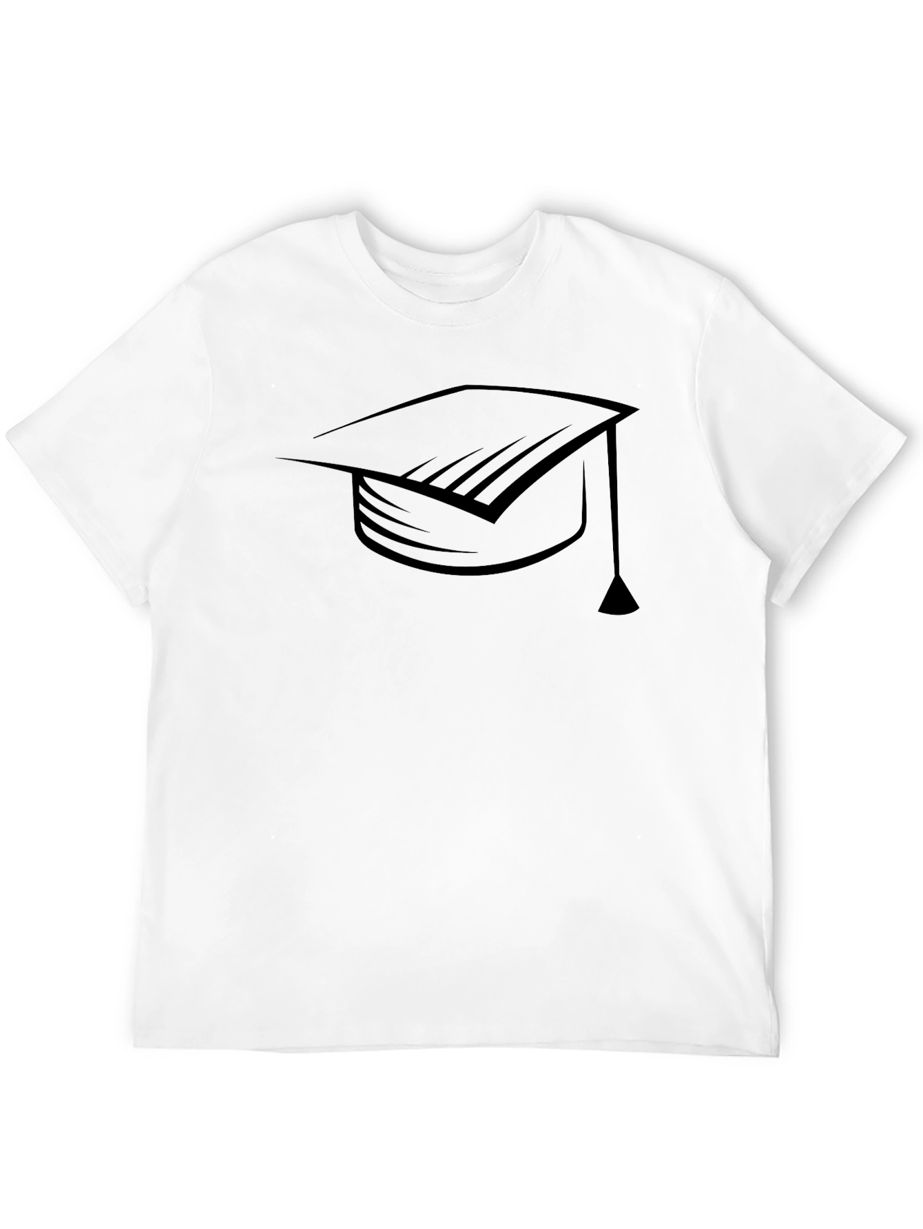 Graduation Cap Graphic T-Shirt - Soft Cotton Blend