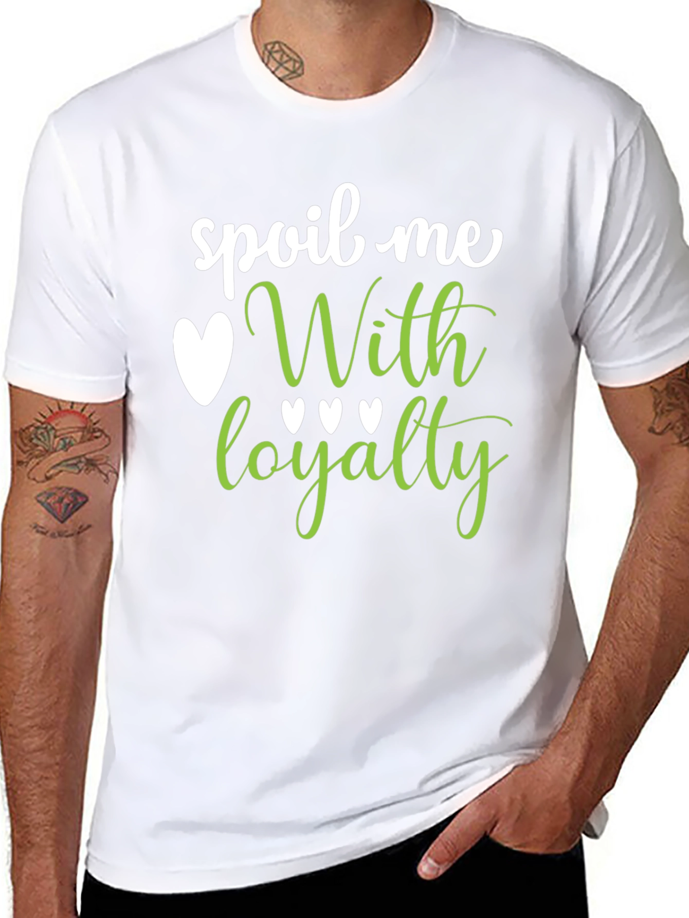 Spoil Me With Loyalty Graphic Tee - Black