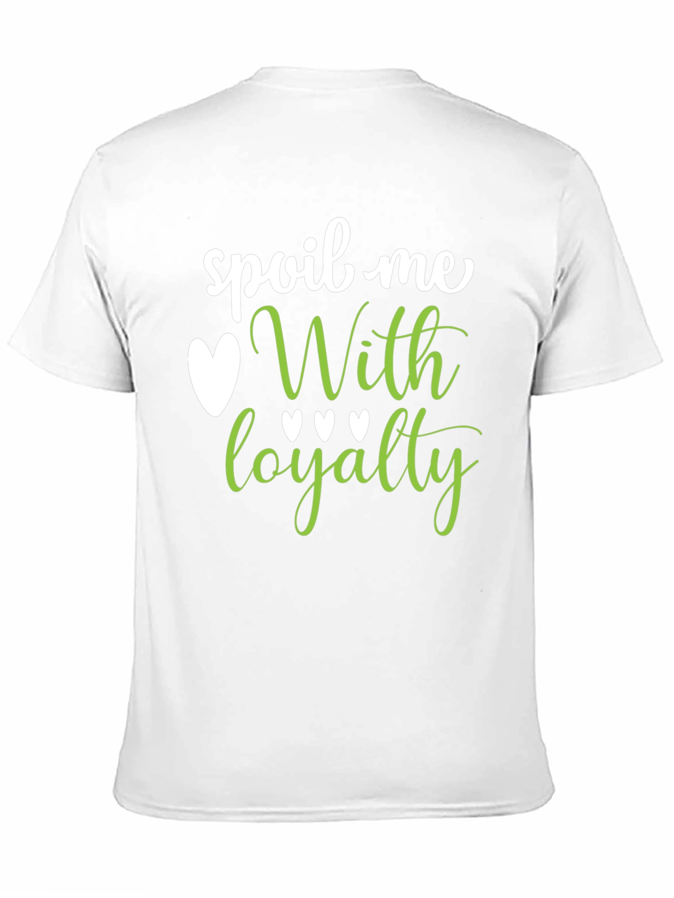 Spoil Me With Loyalty Graphic Tee - Black