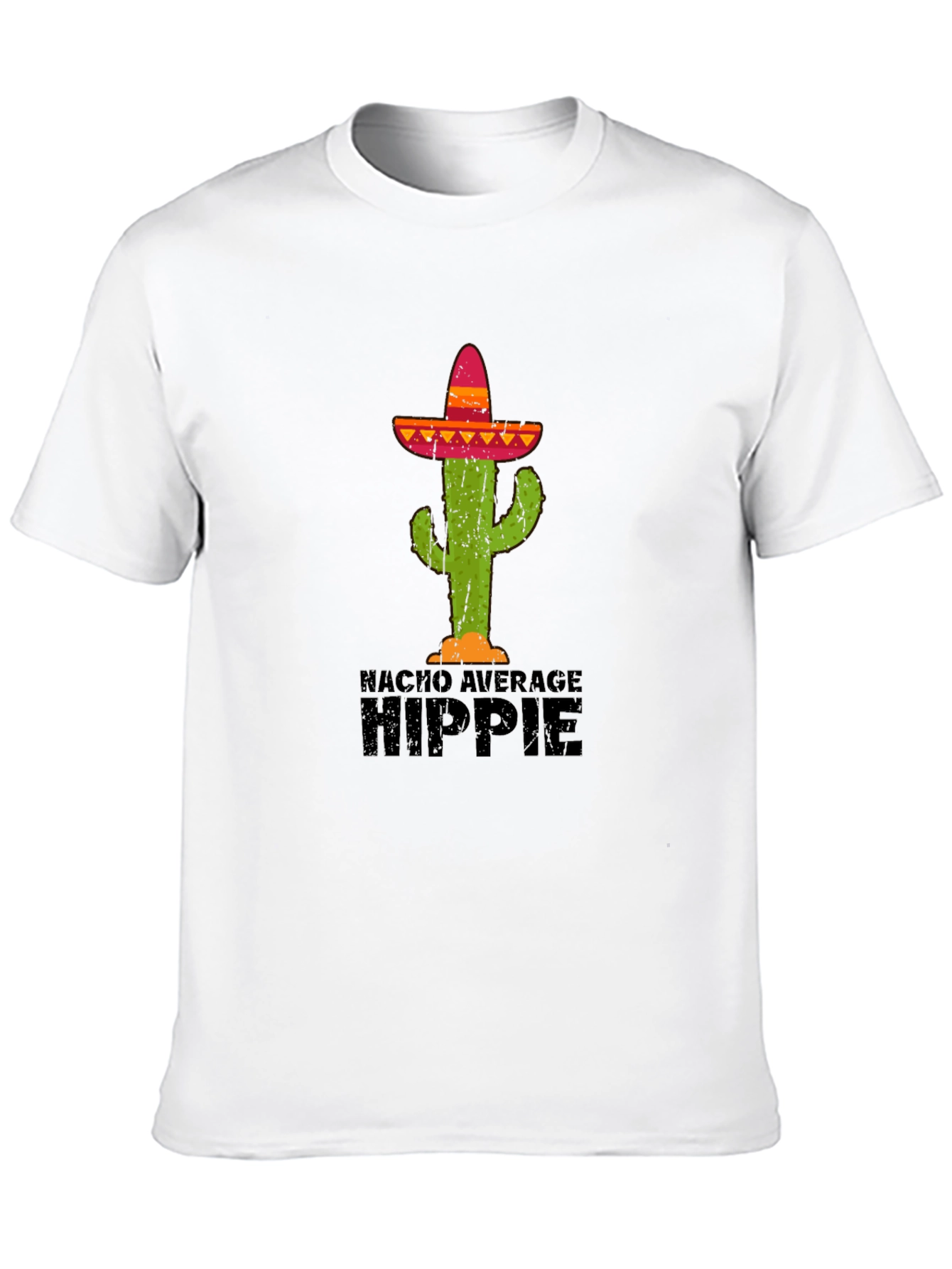 Nacho Average Hippie Cactus T-Shirt