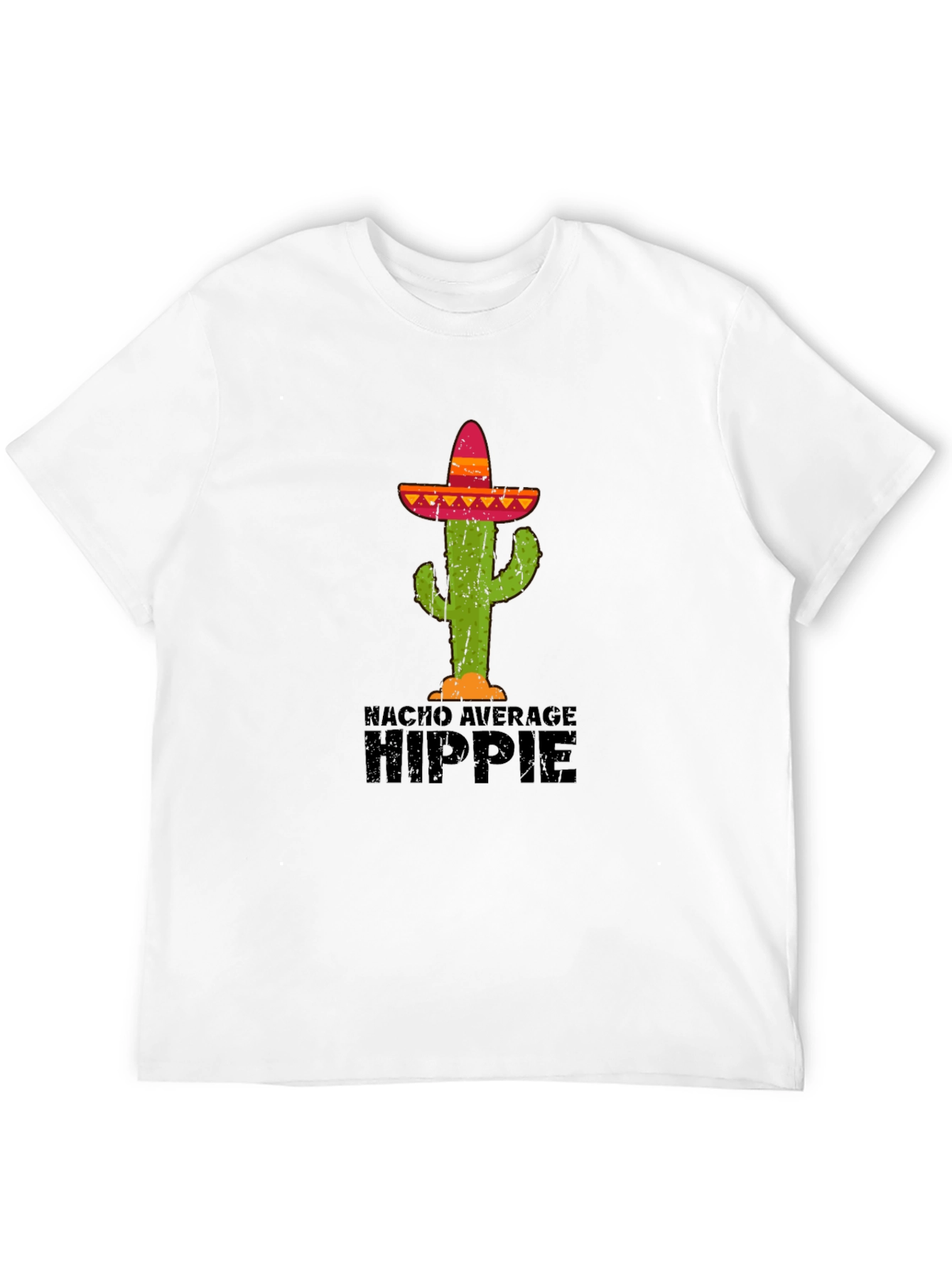 Nacho Average Hippie Cactus T-Shirt