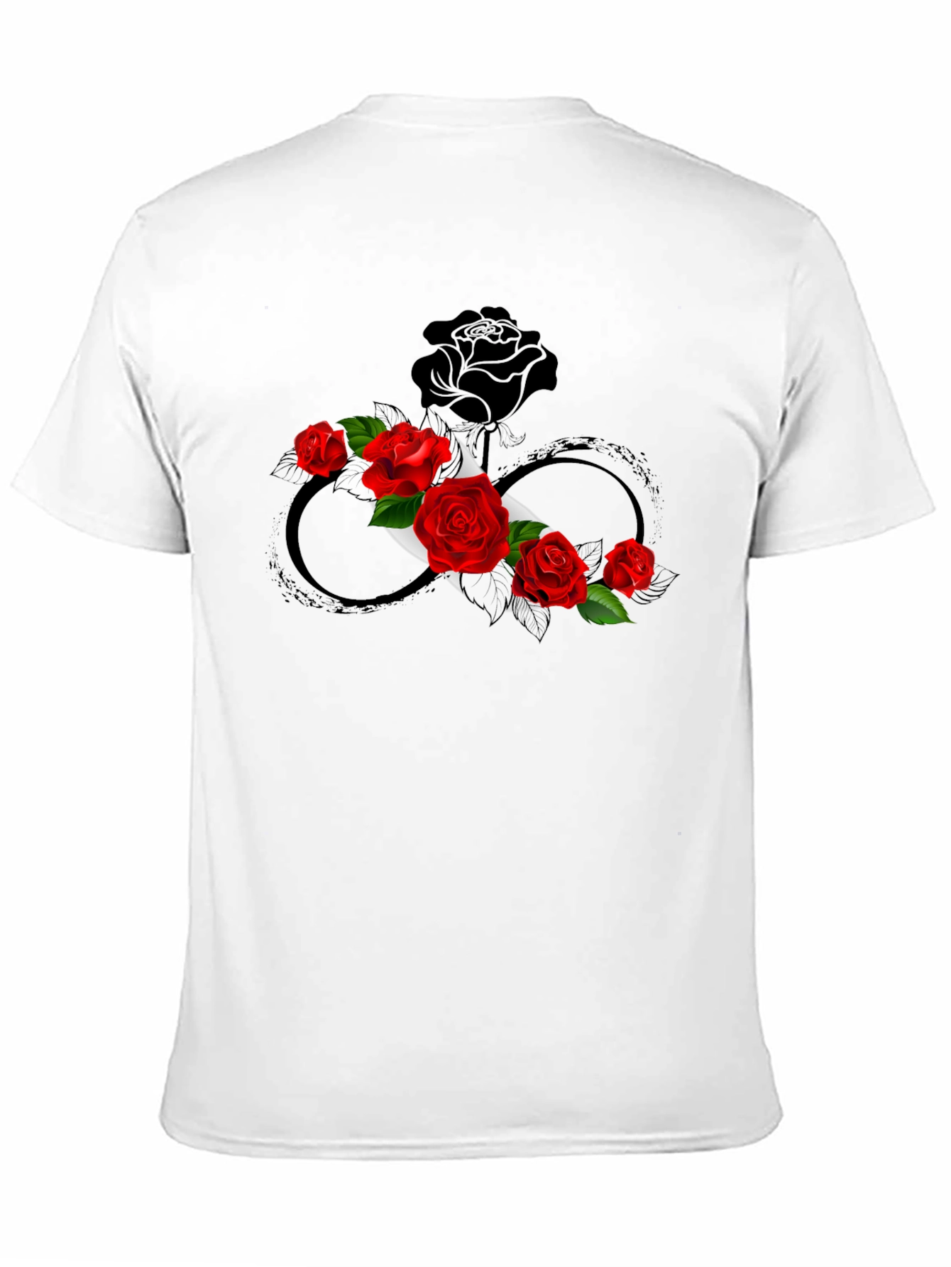 Rose Infinity Graphic Tee - Stylish & Unique Design