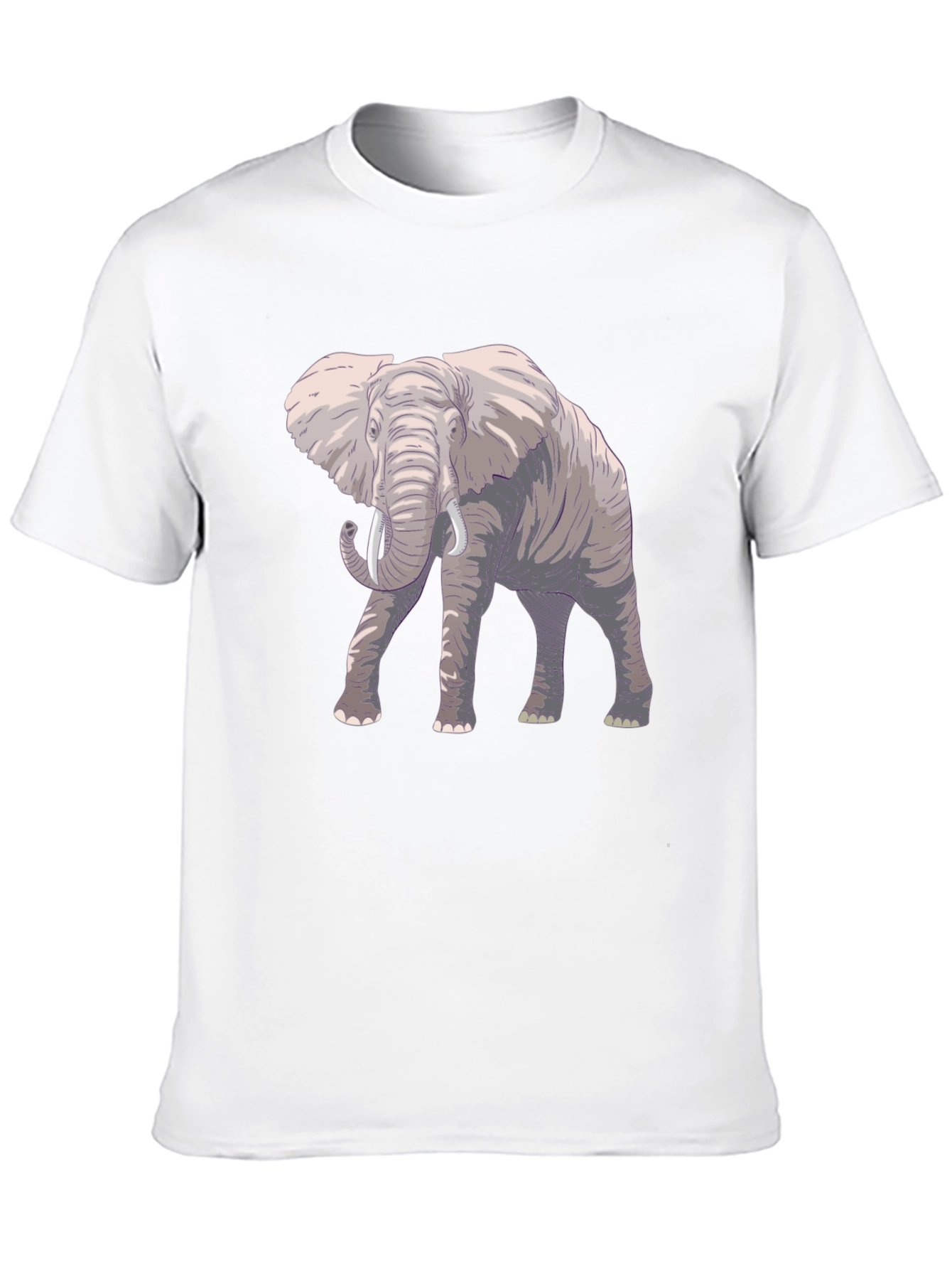 Elephant Graphic Black T-Shirt