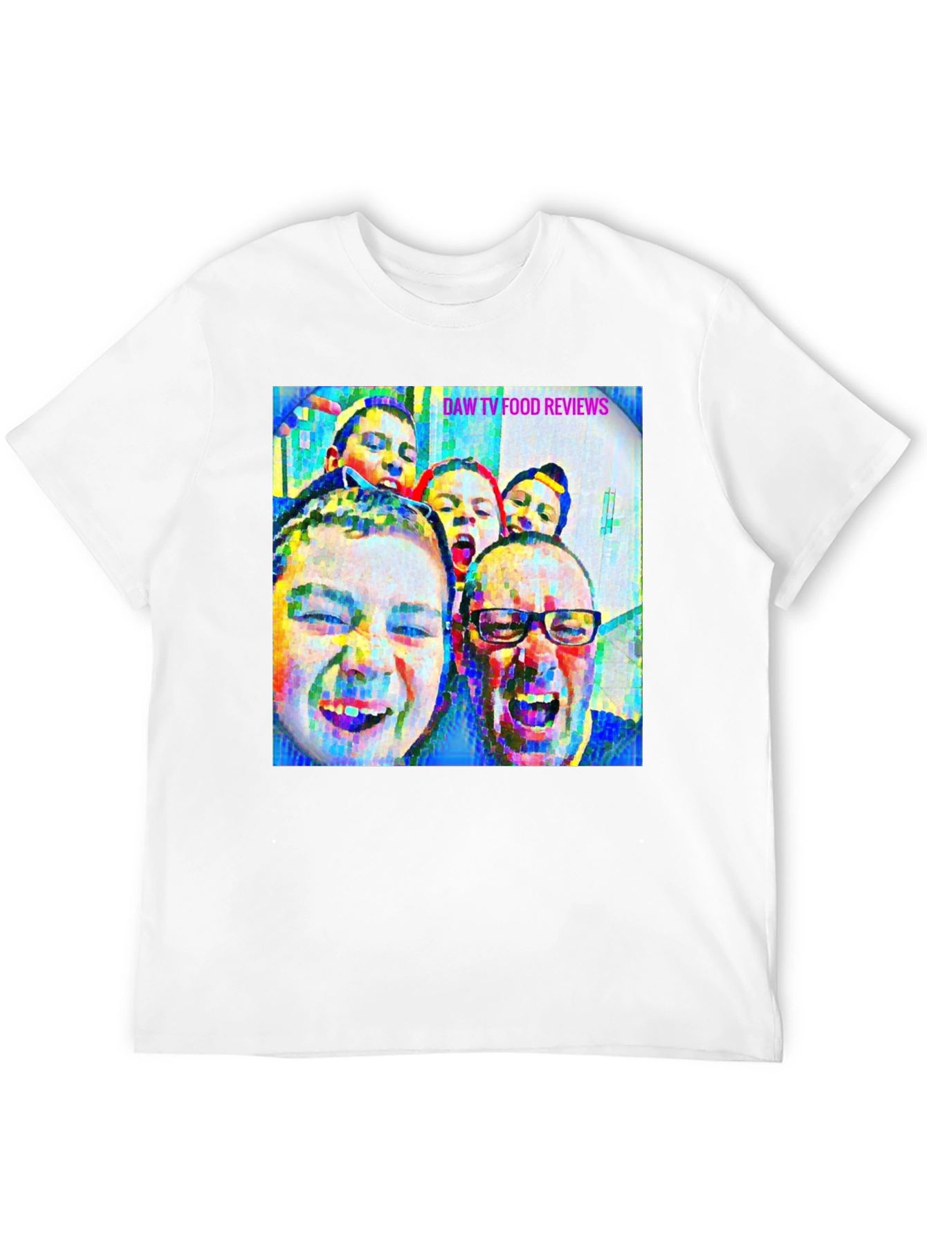 DAW TV Food Reviews Graphic Tee - Black