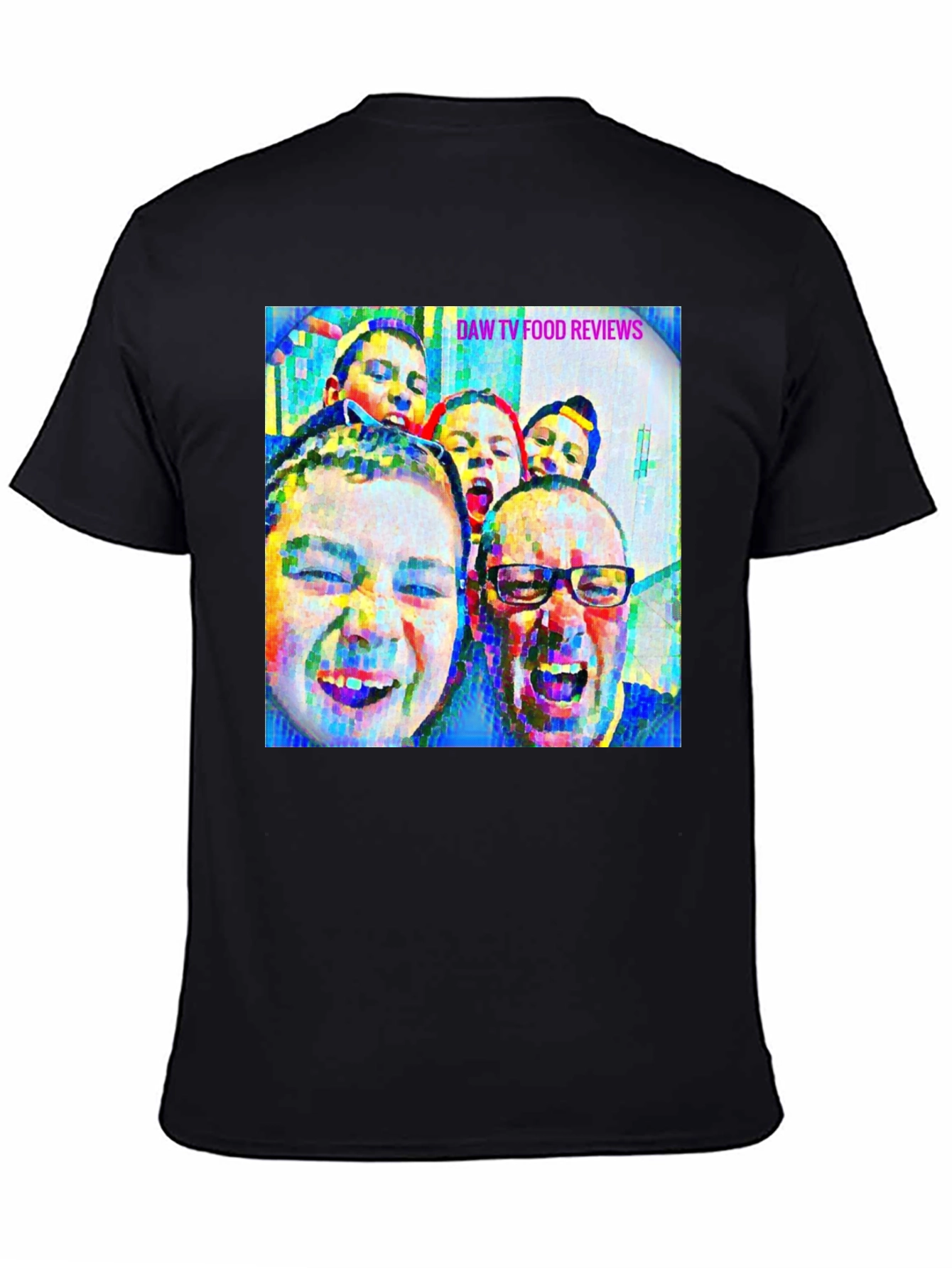 DAW TV Food Reviews Graphic Tee - Black