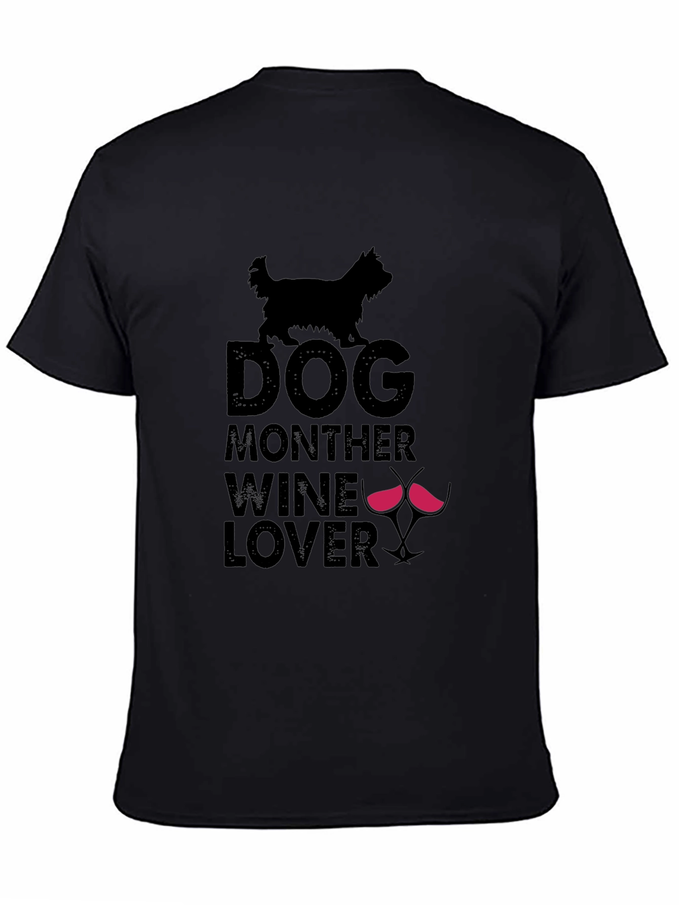 Dog Mother Wine Lover T-Shirt