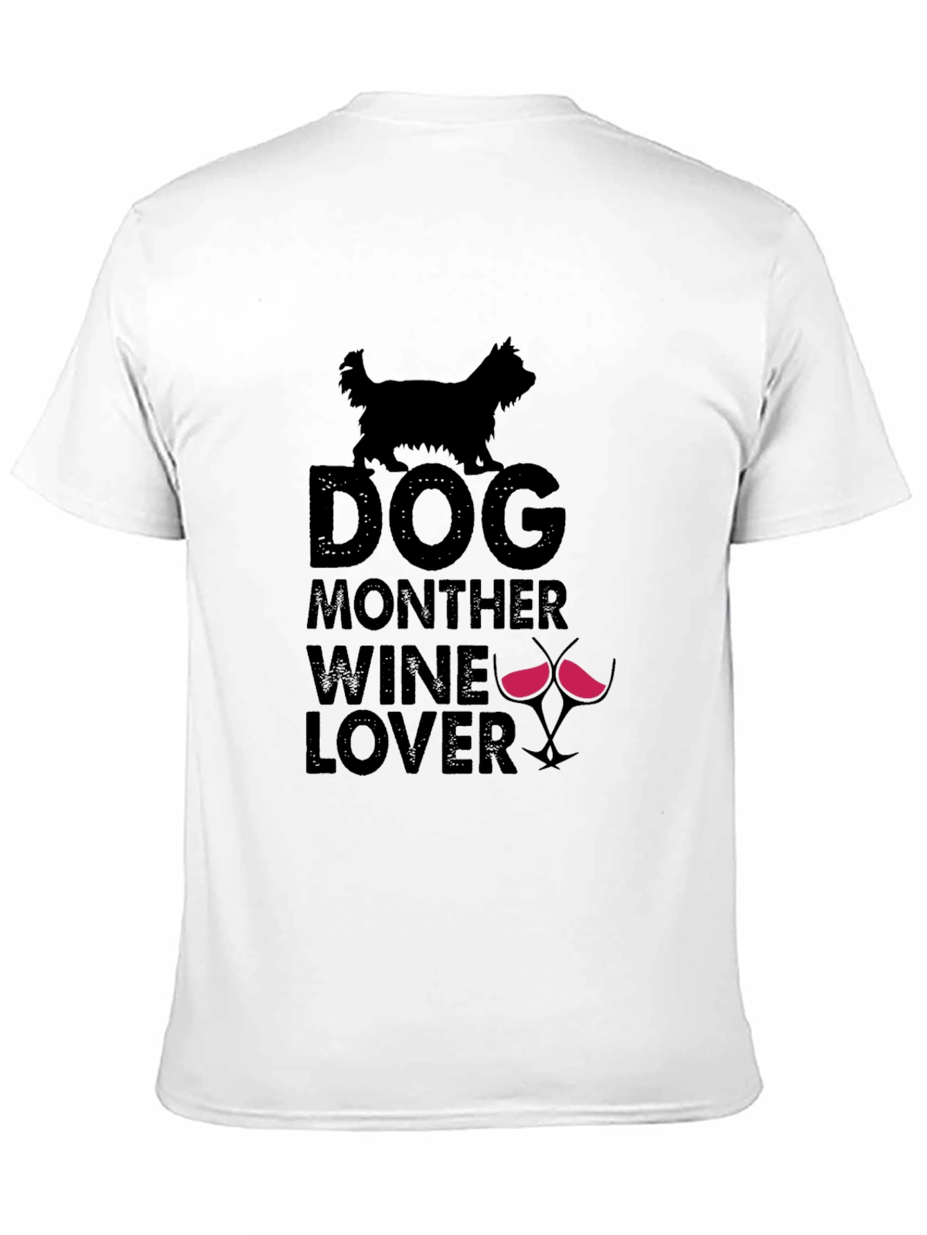 Dog Mother Wine Lover T-Shirt