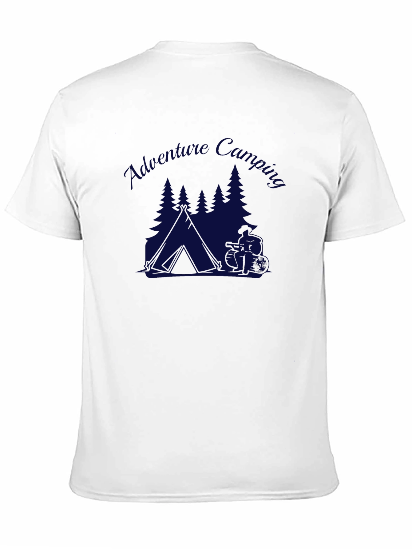 Adventure Camping Graphic Tee - Black