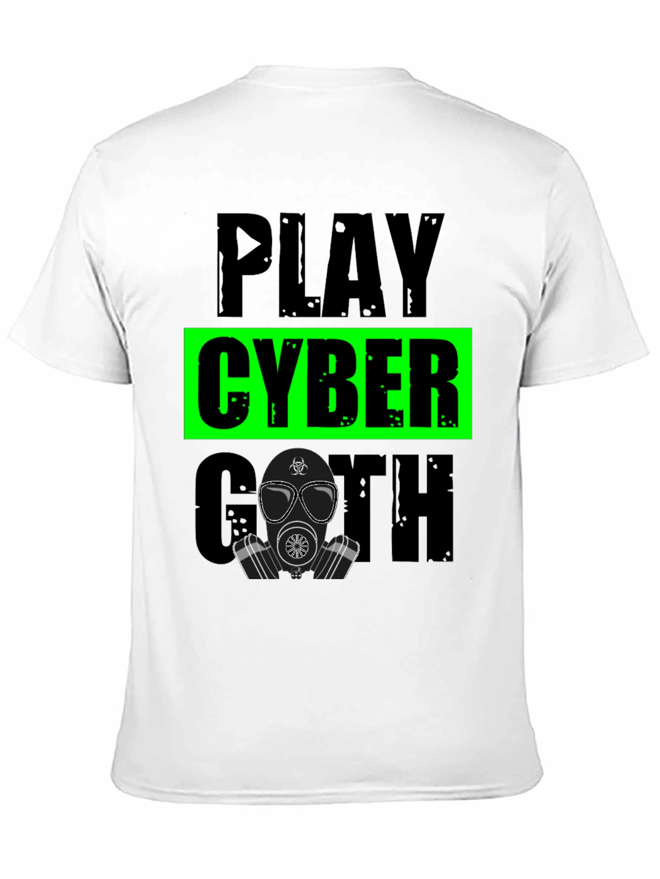 Play Cyber Goth T-Shirt - Black
