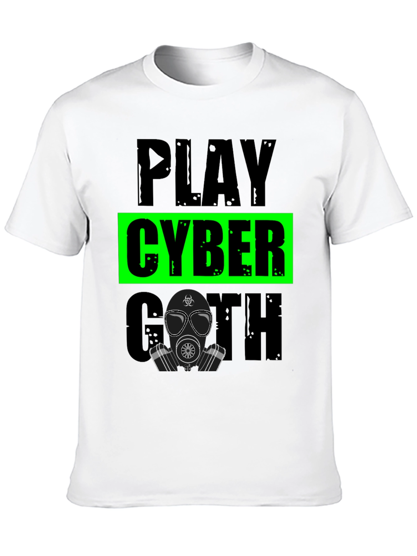 Play Cyber Goth T-Shirt - Black