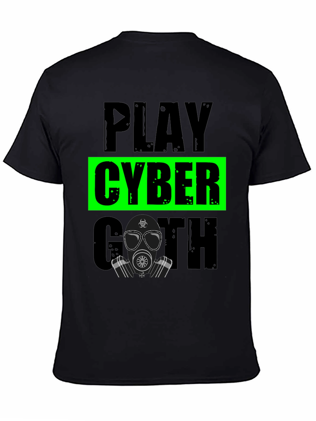 Play Cyber Goth T-Shirt - Black