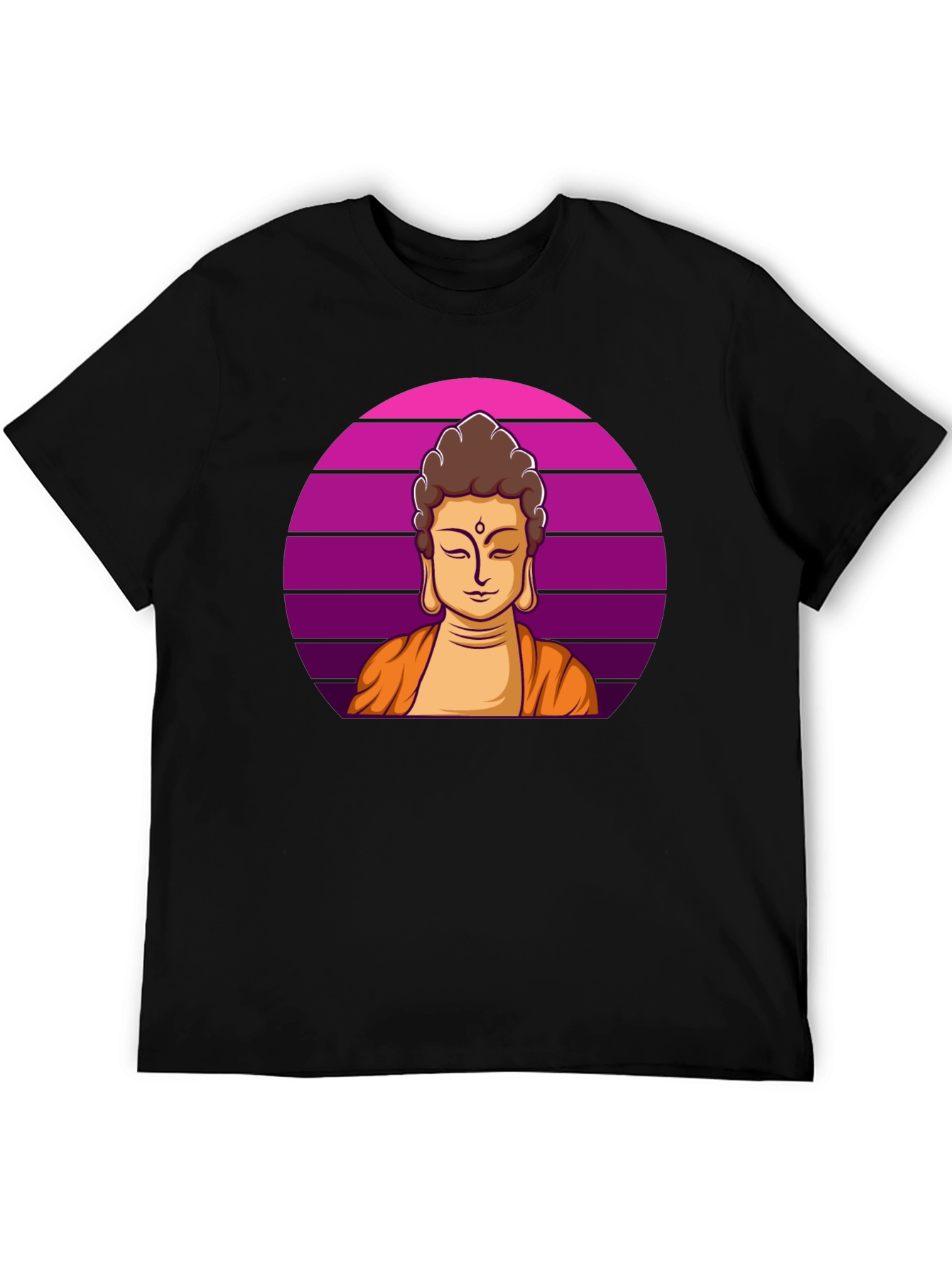 Buddha Graphic Tee - Mens Black T-Shirt
