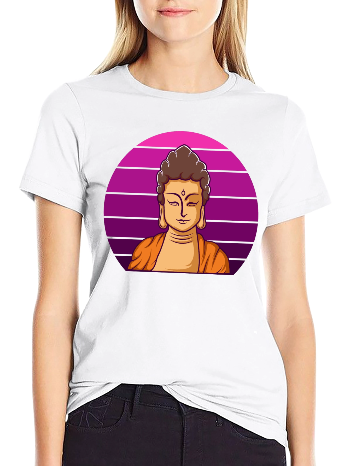 Buddha Graphic Tee - Mens Black T-Shirt