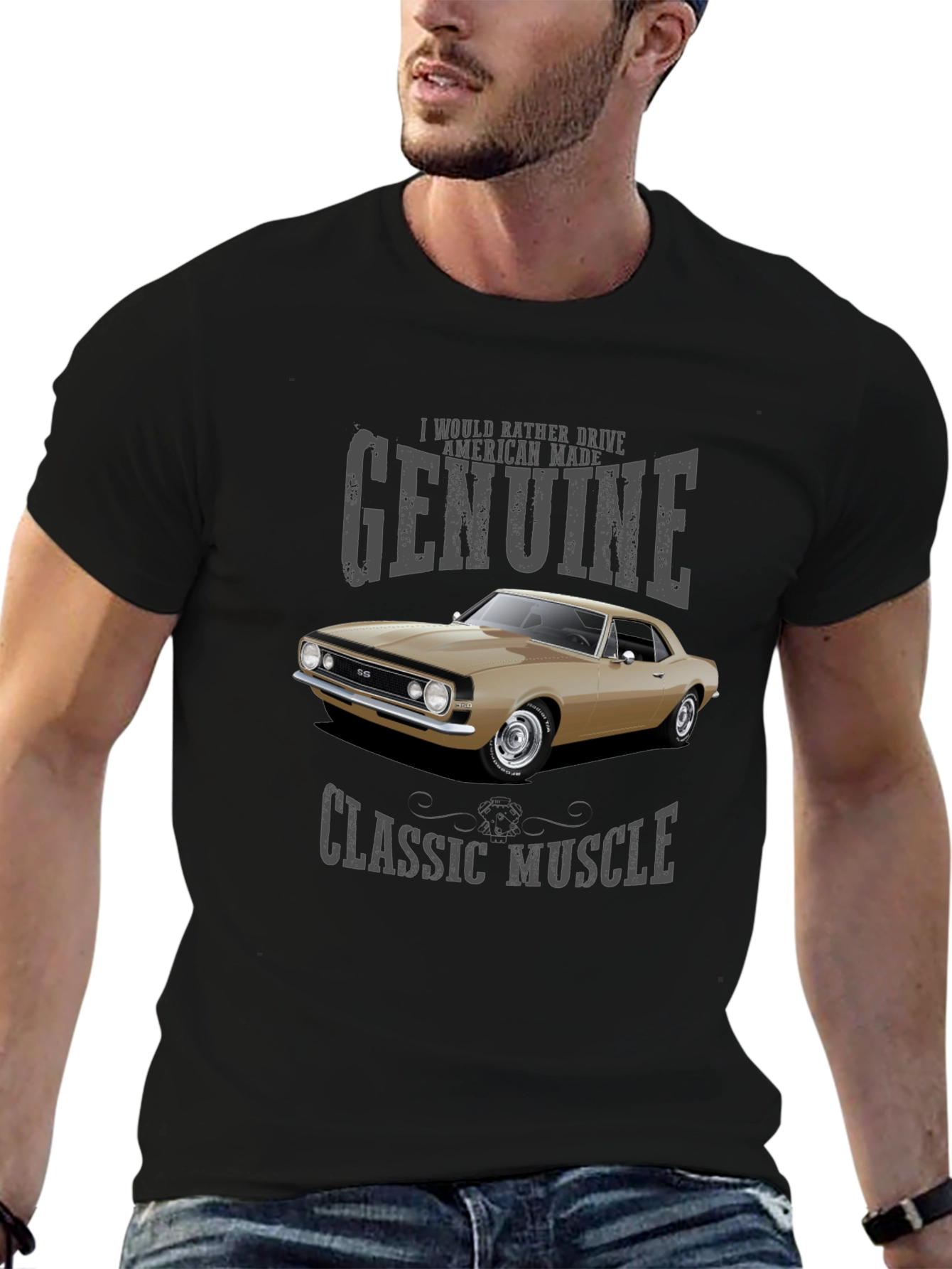 Genuine Classic Muscle Car T-Shirt
