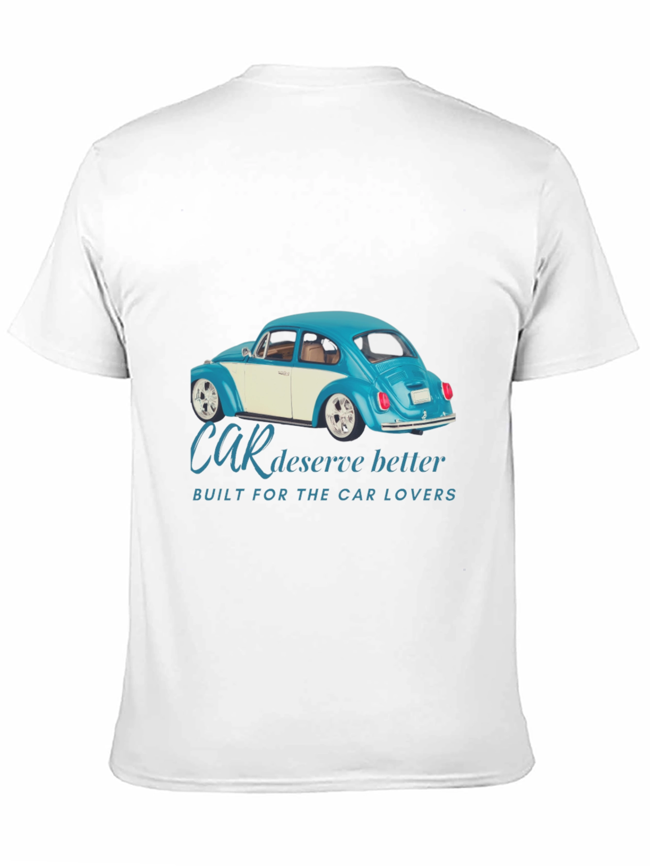 Car Lovers Black Tee - Classic Car Design