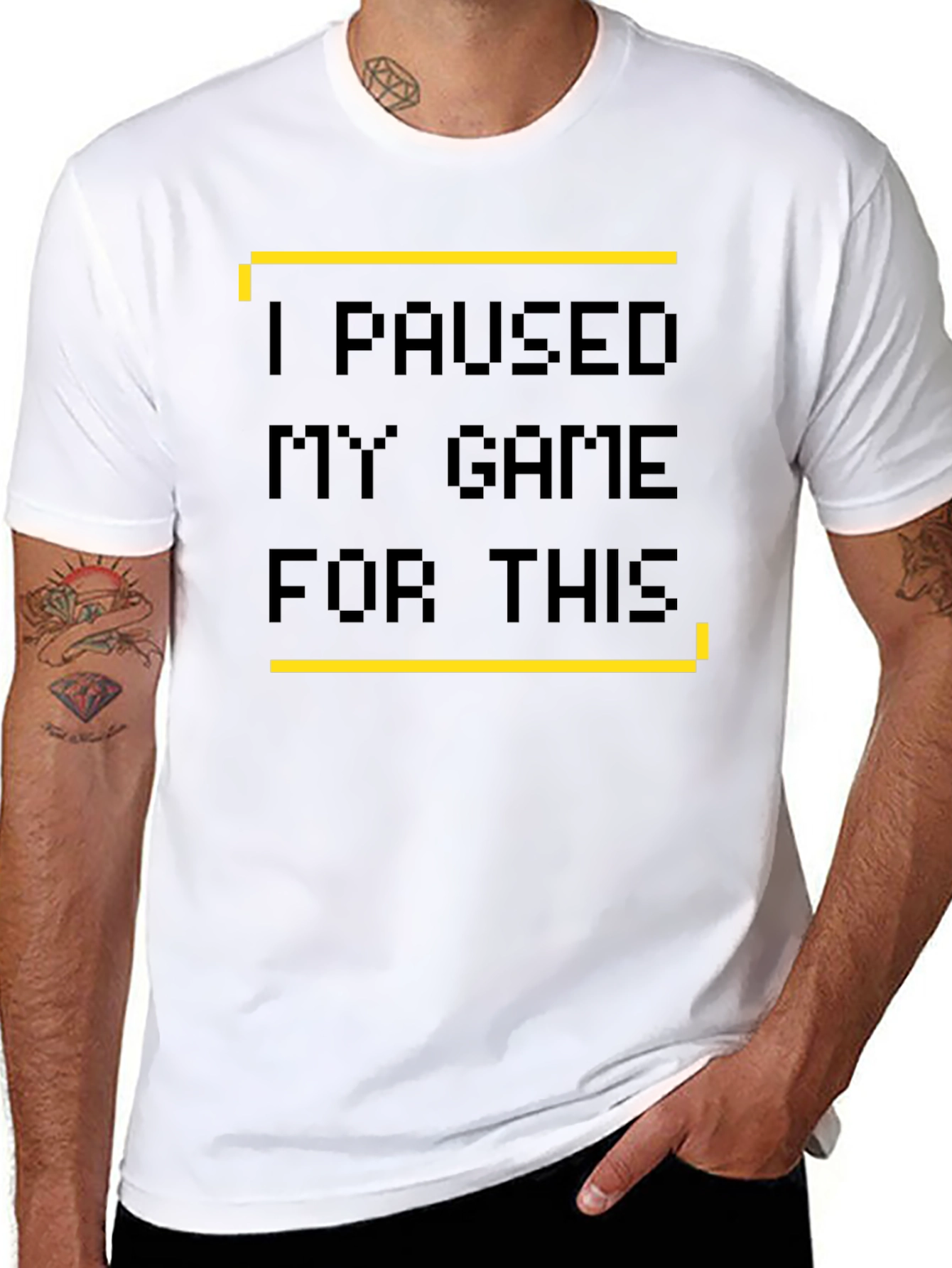 I Paused My Game T-Shirt - Gamer Style