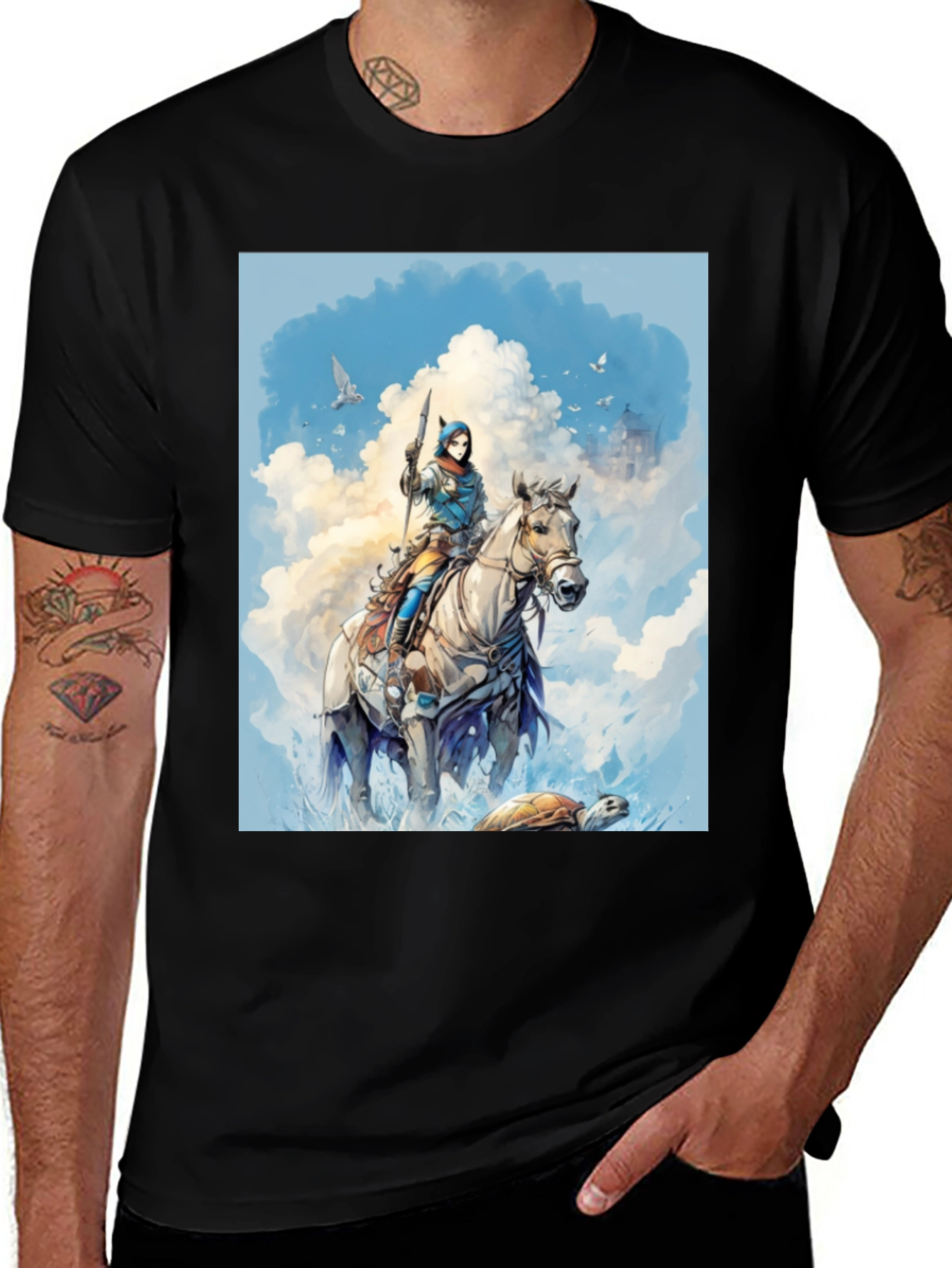 Fantasy Warrior T-Shirt - Epic Quest Apparel