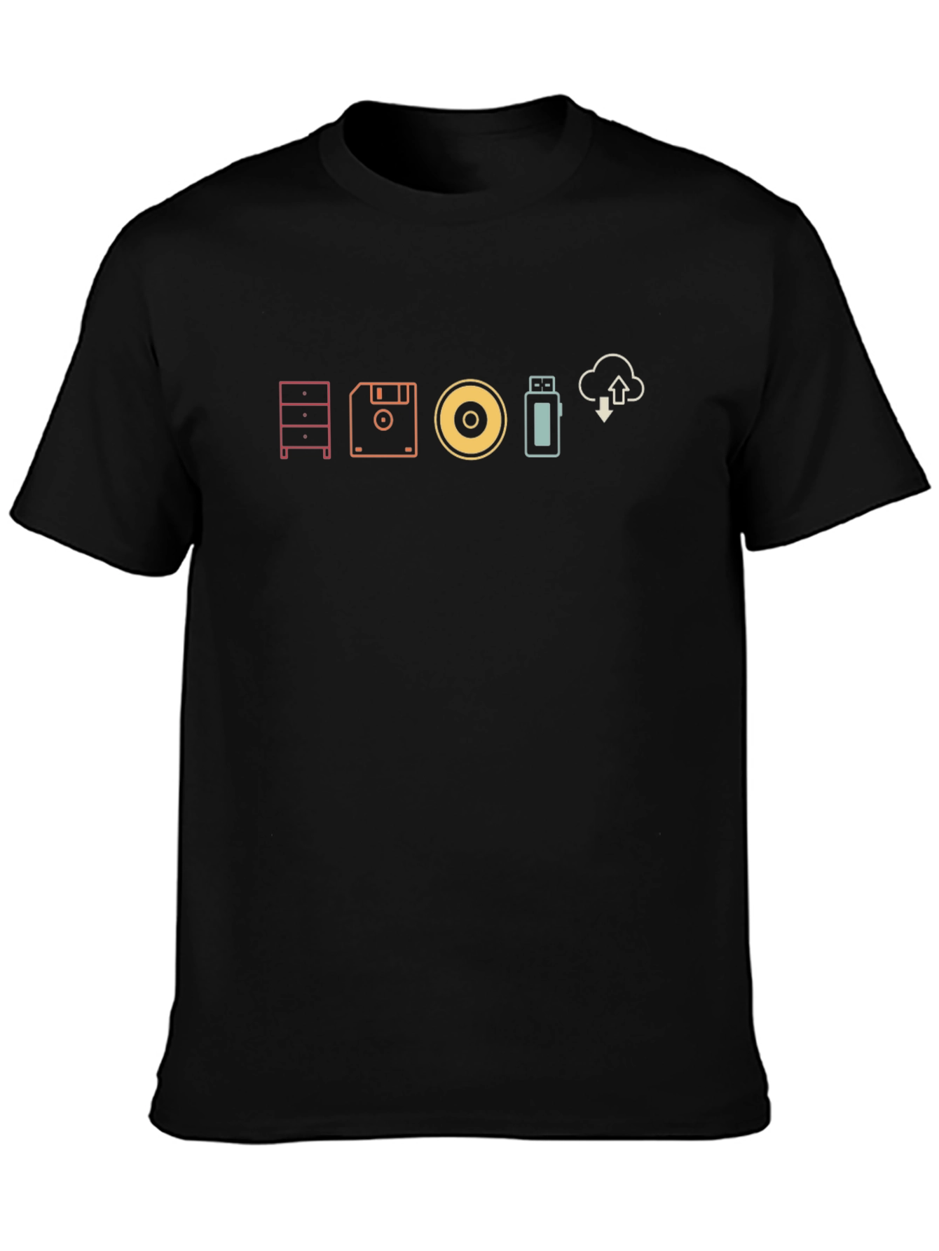 Tech Evolution Black T-Shirt