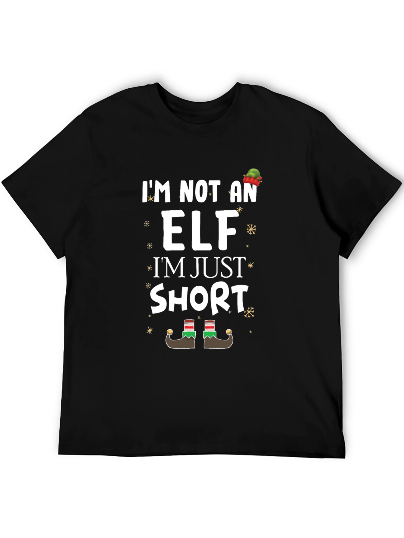 Funny Christmas Elf Short T-Shirt