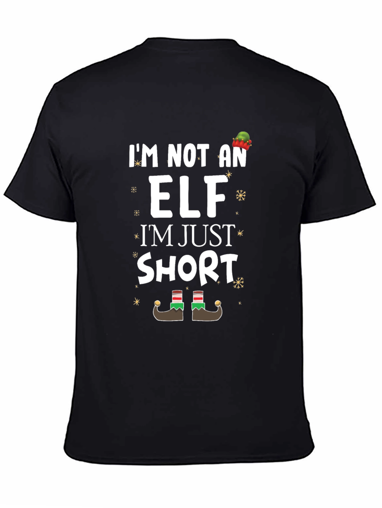 Funny Christmas Elf Short T-Shirt
